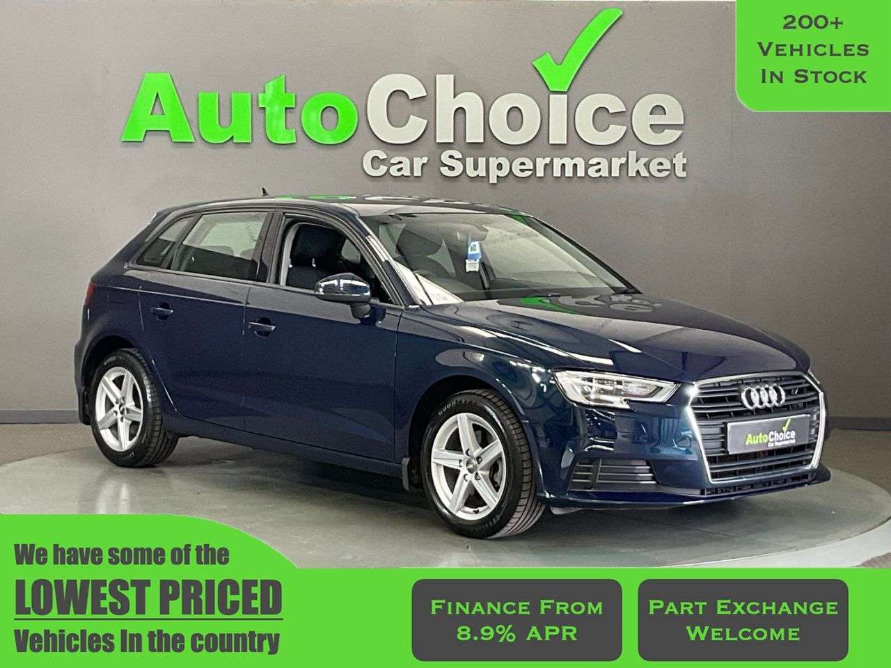 A 2019 AUDI A3 1.0 TFSI 30 SE Technik Sportback 5dr Petrol Manual Euro 6 (s/s) (116 ps) *U A 2019 AUDI A3 1.0 TFSI 30 SE Technik Sportback 5dr Petrol Manual Euro 6 (s/s) (116 ps) *U