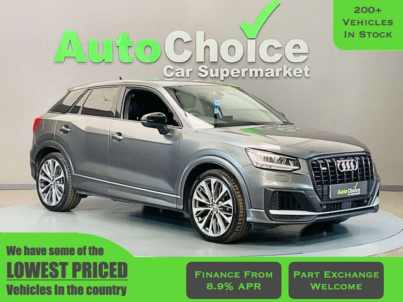 A 2020 AUDI SQ2 2.0 TFSI Black Edition SUV 5dr Petrol S Tronic quattro Euro 6 (s/s) (300 ps A 2020 AUDI SQ2 2.0 TFSI Black Edition SUV 5dr Petrol S Tronic quattro Euro 6 (s/s) (300 ps