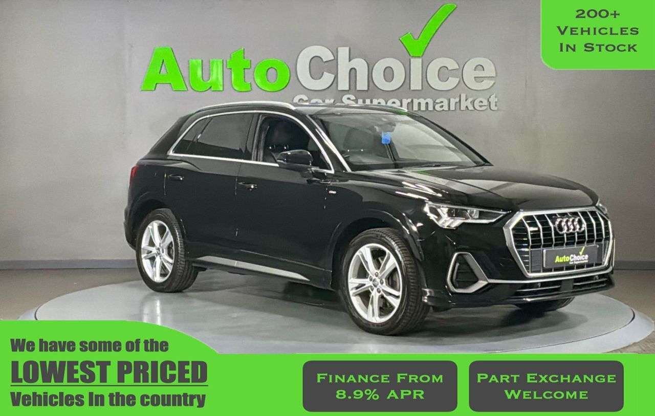 A 2019 AUDI Q3 2.0 TFSI 40 S line SUV 5dr Petrol S Tronic quattro Euro 6 (s/s) (190 ps) *U A 2019 AUDI Q3 2.0 TFSI 40 S line SUV 5dr Petrol S Tronic quattro Euro 6 (s/s) (190 ps) *U