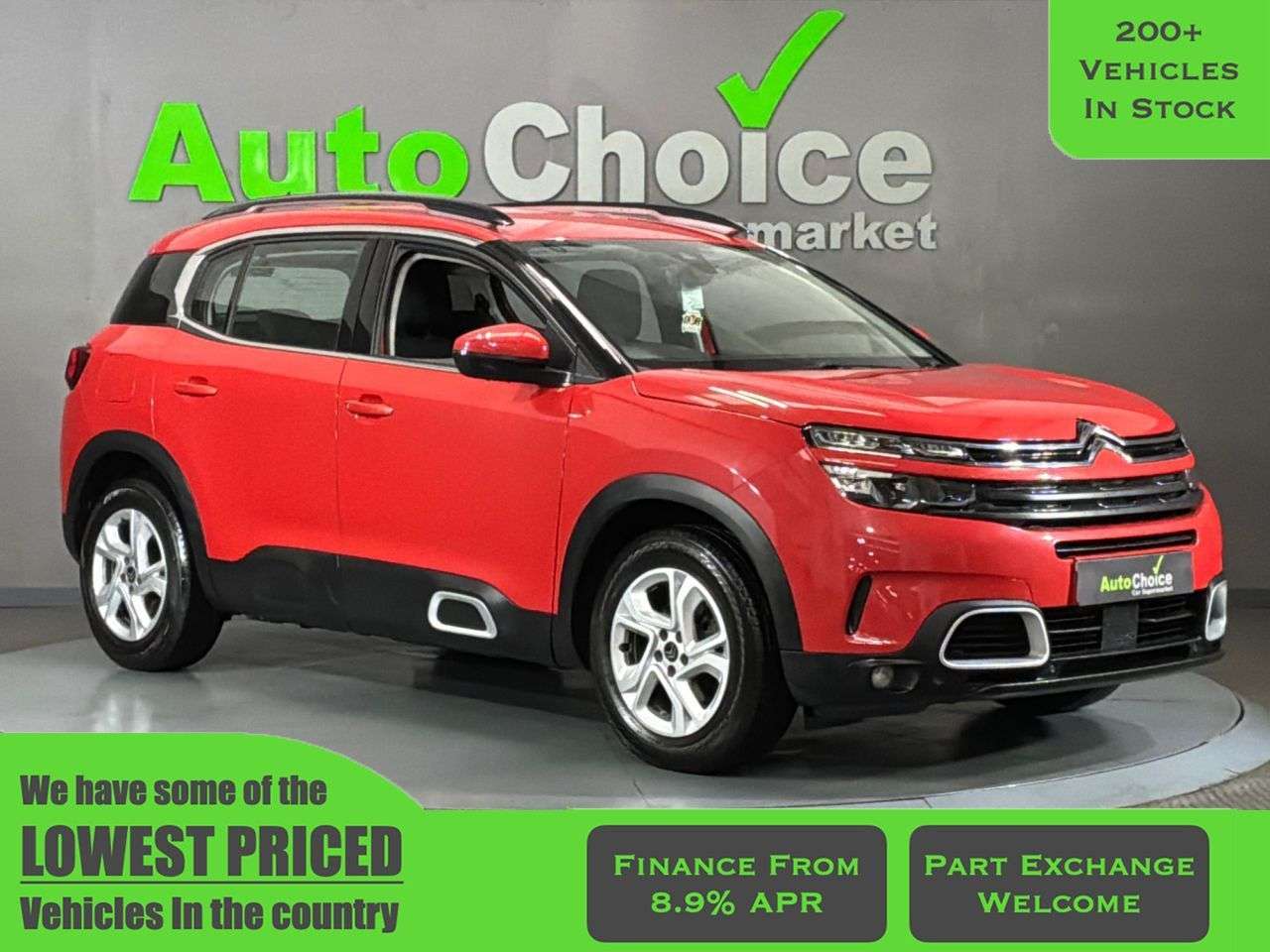 A 2019 CITROEN C5 AIRCROSS 1.2 PureTech Feel SUV 5dr Petrol Manual Euro 6 (s/s) (130 ps) *UPTO 44MPG, A 2019 CITROEN C5 AIRCROSS 1.2 PureTech Feel SUV 5dr Petrol Manual Euro 6 (s/s) (130 ps) *UPTO 44MPG,