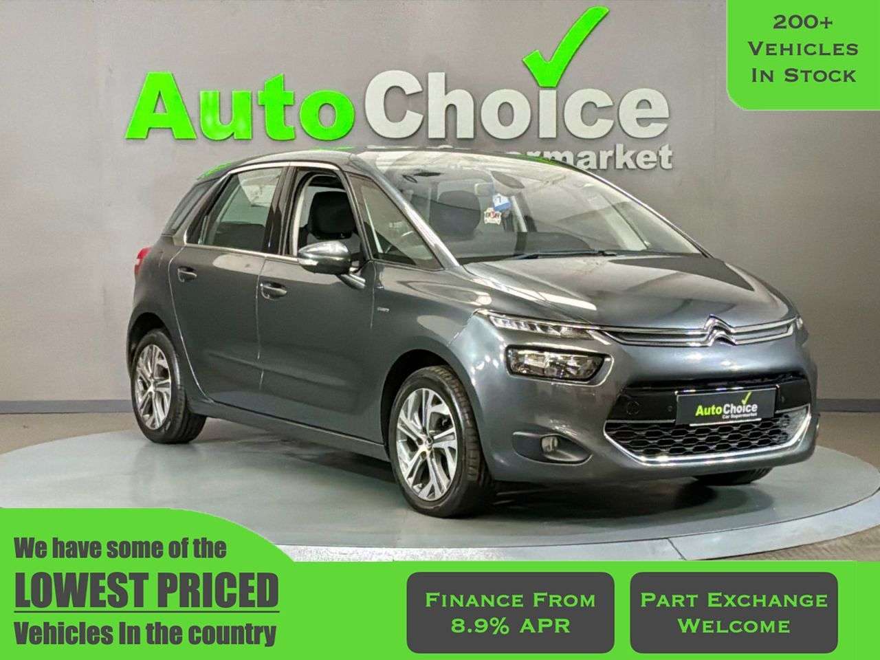 A 2016 CITROEN C4 PICASSO 1.6 BlueHDi Exclusive MPV 5dr Diesel Manual Euro 6 (s/s) (120 ps) *ULEZ, UP A 2016 CITROEN C4 PICASSO 1.6 BlueHDi Exclusive MPV 5dr Diesel Manual Euro 6 (s/s) (120 ps) *ULEZ, UP