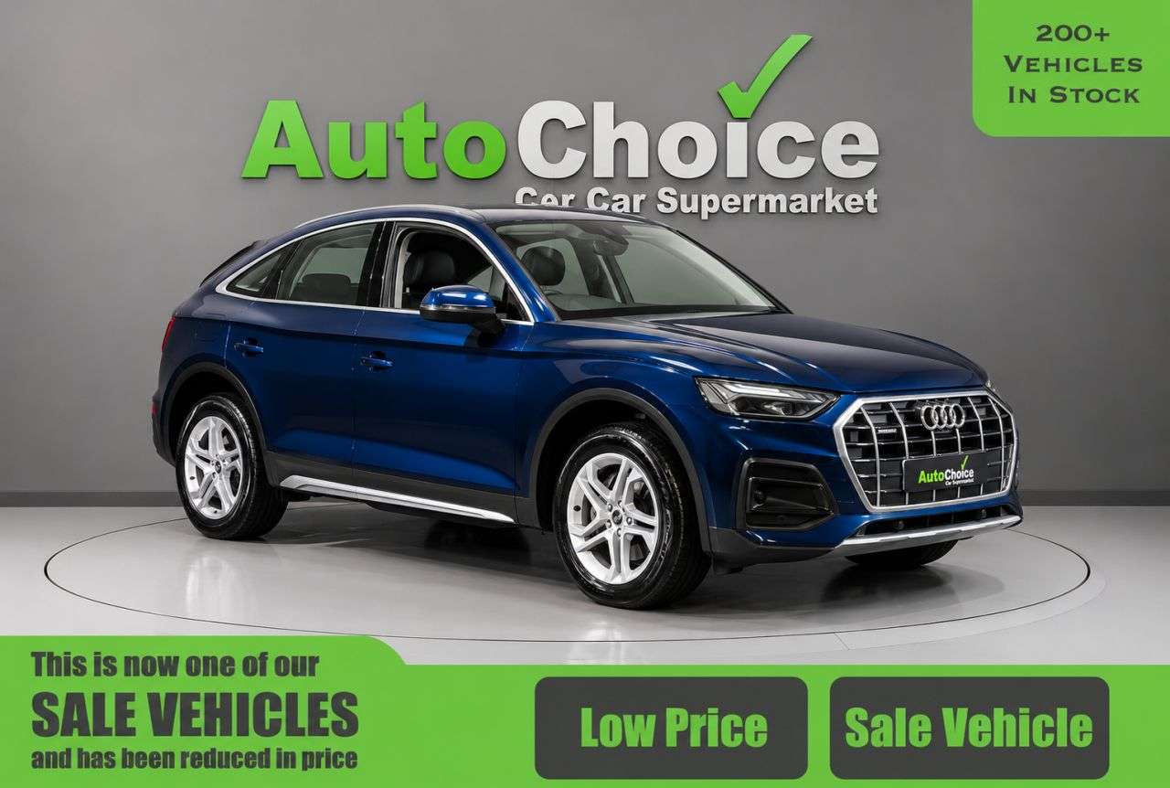 A 2022 AUDI Q5 2.0 TDI 40 Sport Sportback 5dr Diesel S Tronic quattro Euro 6 (s/s) (204 ps A 2022 AUDI Q5 2.0 TDI 40 Sport Sportback 5dr Diesel S Tronic quattro Euro 6 (s/s) (204 ps