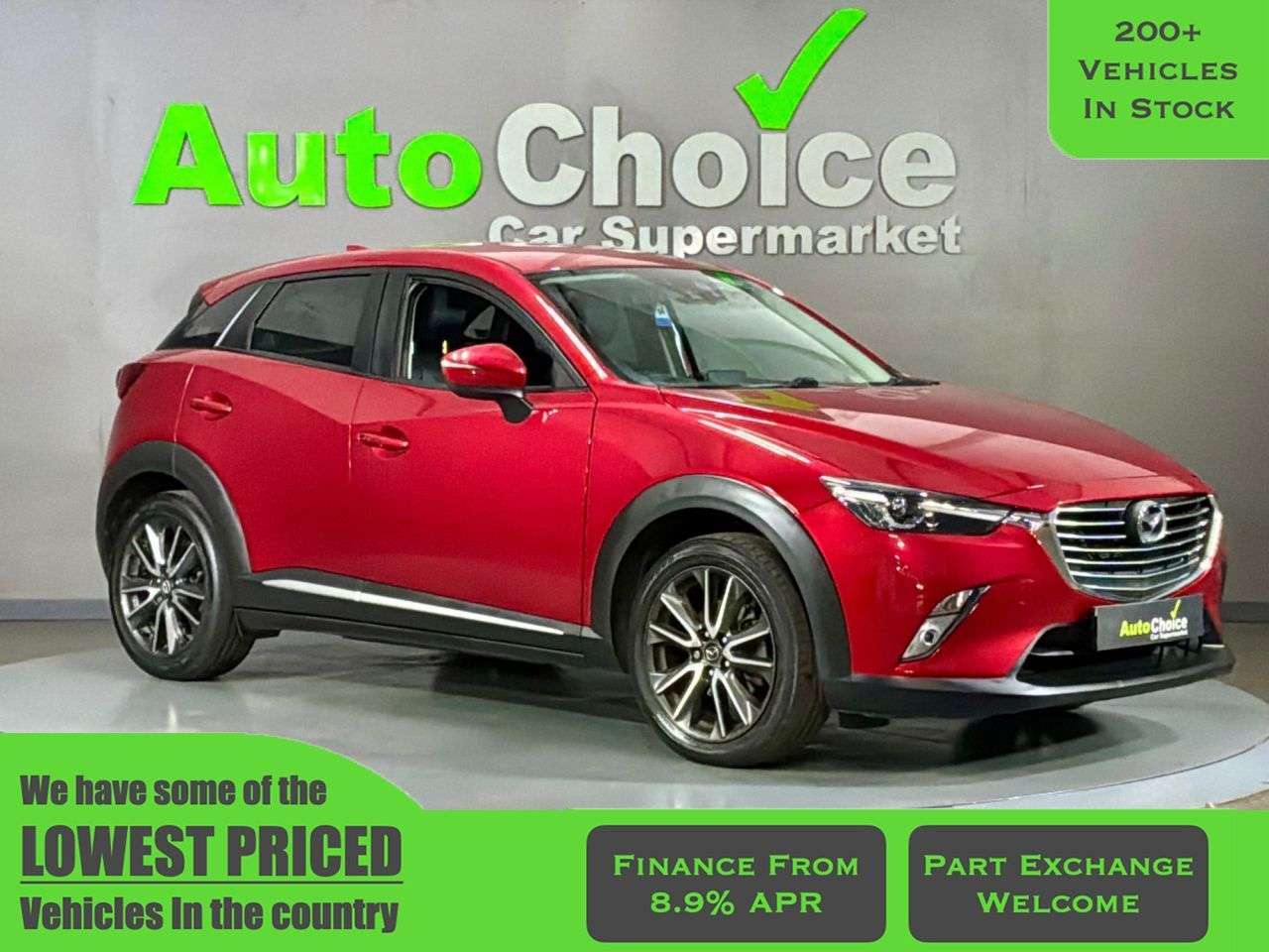 A 2017 MAZDA CX-3 2.0 SKYACTIV-G Sport Nav SUV 5dr Petrol Auto Euro 6 (s/s) (121 ps) *UPTO 48 A 2017 MAZDA CX-3 2.0 SKYACTIV-G Sport Nav SUV 5dr Petrol Auto Euro 6 (s/s) (121 ps) *UPTO 48