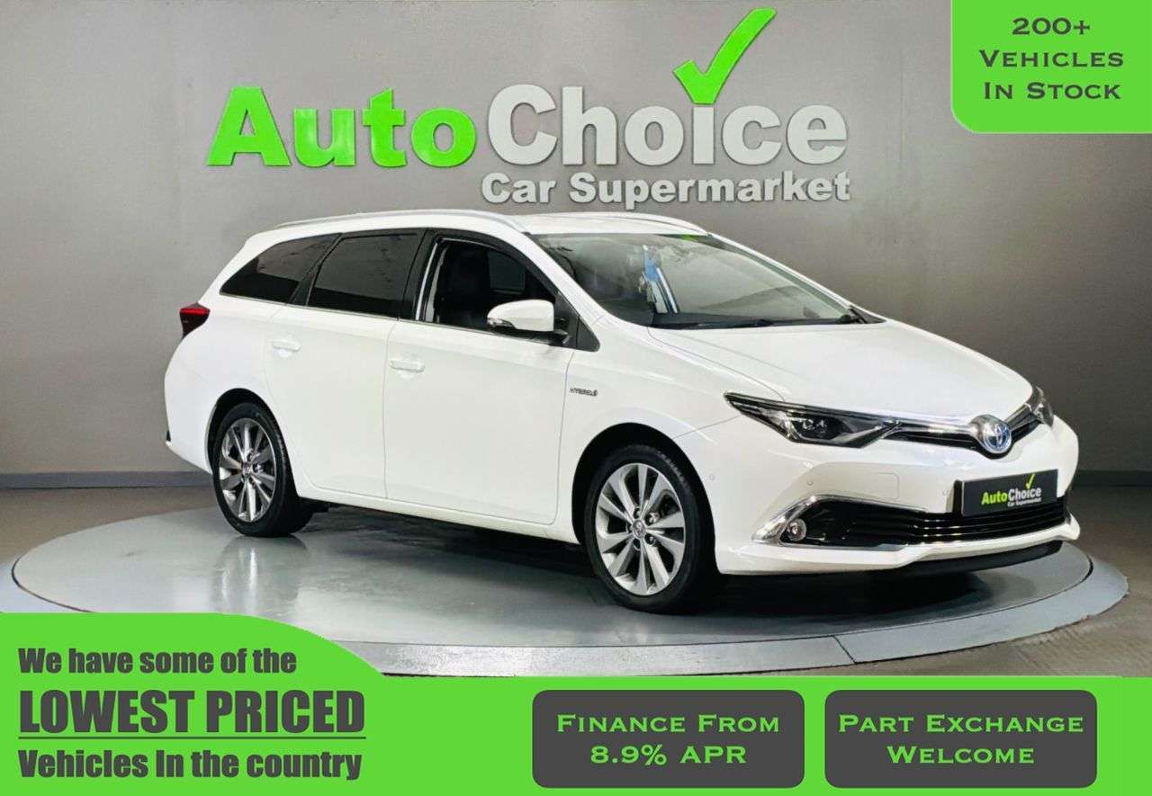 A 2015 TOYOTA AURIS 1.8 VVT-h Excel Touring Sports 5dr Petrol Hybrid CVT Euro 6 (s/s) (136 ps) A 2015 TOYOTA AURIS 1.8 VVT-h Excel Touring Sports 5dr Petrol Hybrid CVT Euro 6 (s/s) (136 ps)