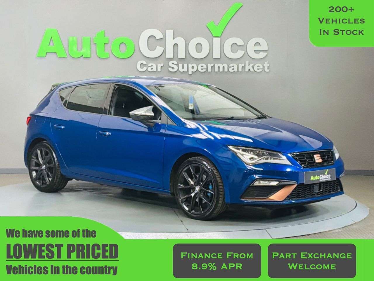 A 2019 SEAT LEON 1.5 TSI EVO FR Black Edition Hatchback 5dr Petrol Manual Euro 6 (s/s) (150 A 2019 SEAT LEON 1.5 TSI EVO FR Black Edition Hatchback 5dr Petrol Manual Euro 6 (s/s) (150