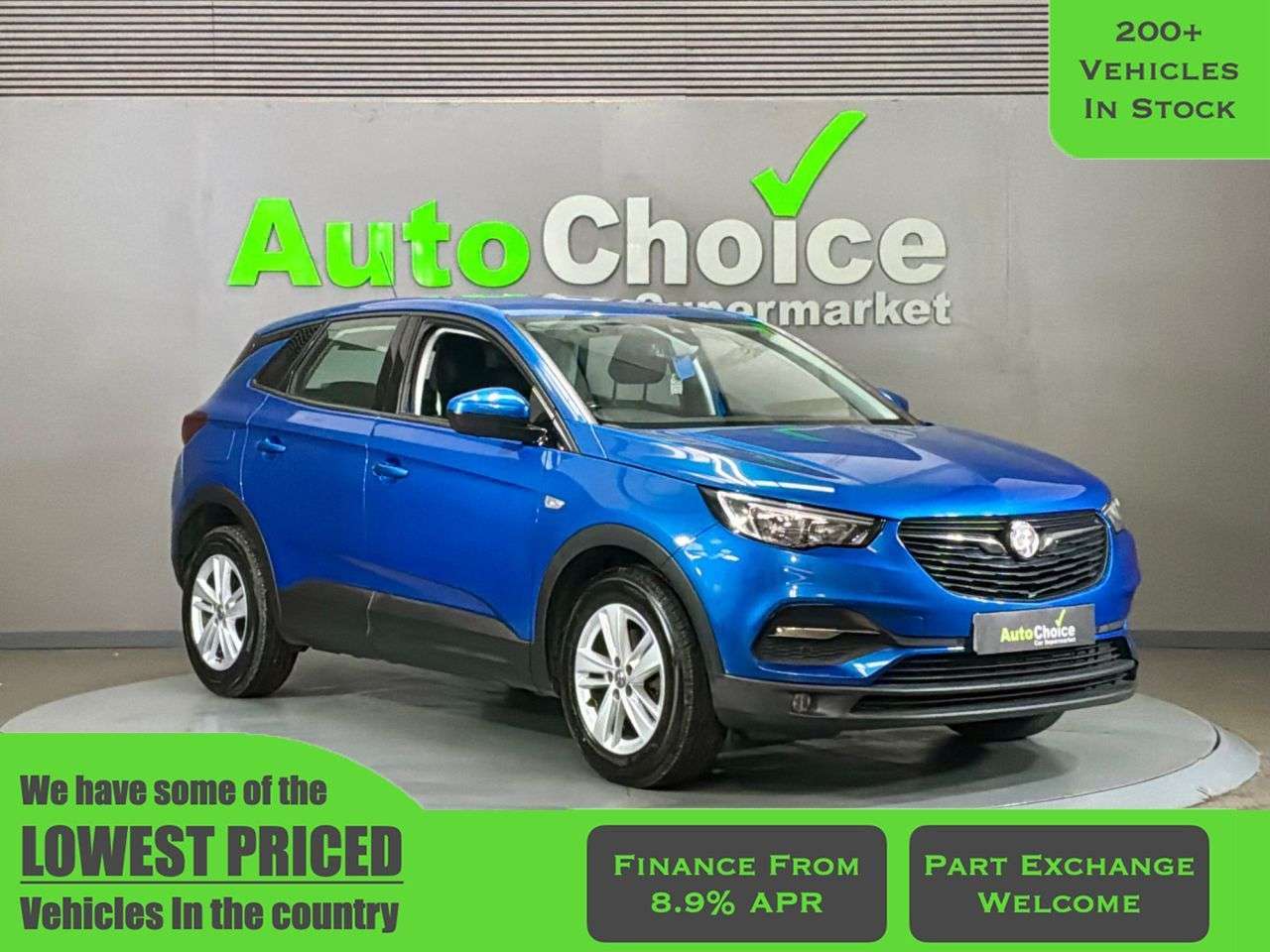 A 2018 VAUXHALL GRANDLAND X 1.6 Turbo D BlueInjection SE SUV 5dr Diesel Manual Euro 6 (s/s) (120 ps) *A A 2018 VAUXHALL GRANDLAND X 1.6 Turbo D BlueInjection SE SUV 5dr Diesel Manual Euro 6 (s/s) (120 ps) *A