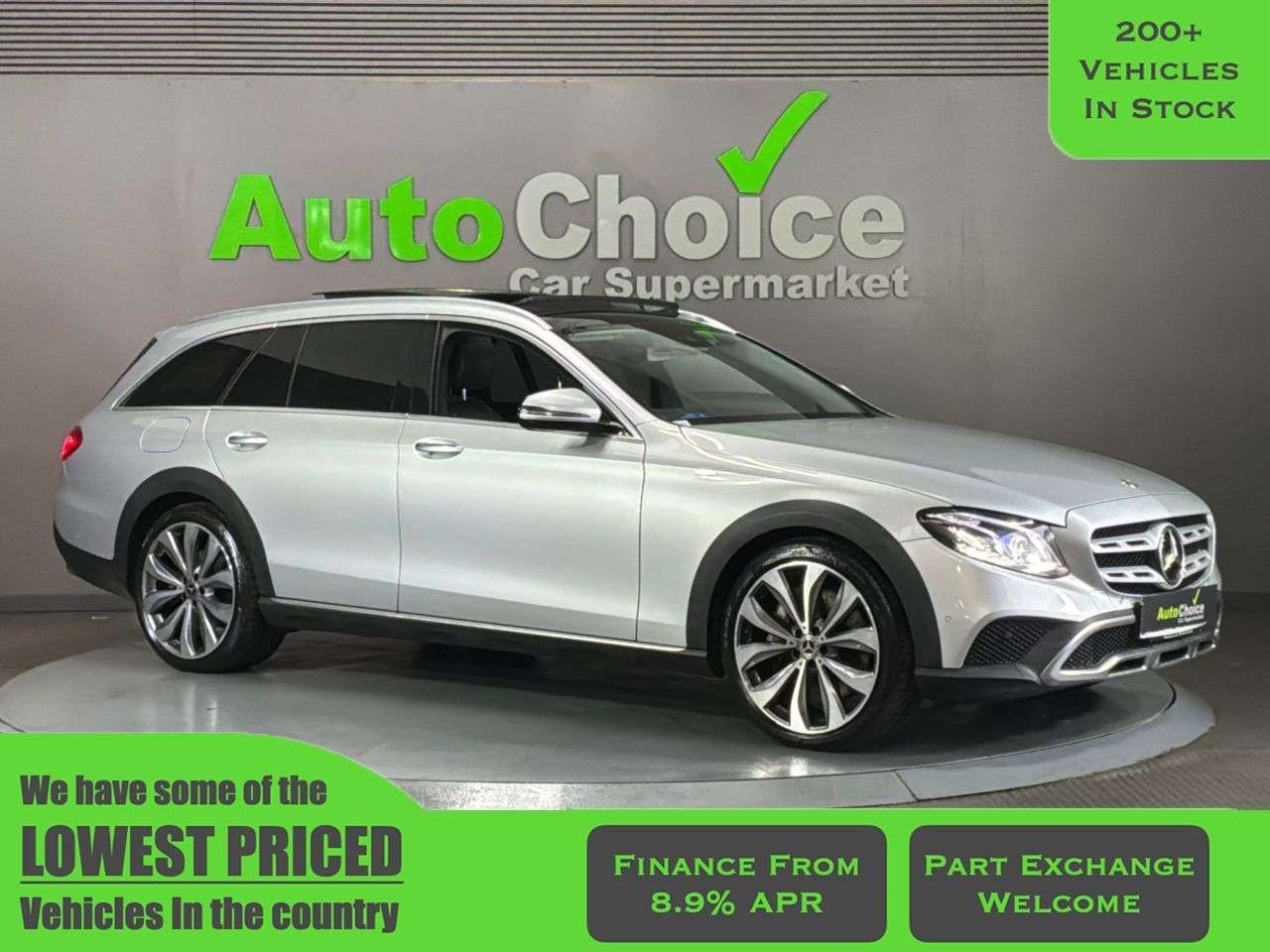 A 2018 MERCEDES-BENZ E-CLASS 3.0 E350d V6 All-Terrain Edition Estate 5dr Diesel G-Tronic+ 4MATIC Euro 6 A 2018 MERCEDES-BENZ E-CLASS 3.0 E350d V6 All-Terrain Edition Estate 5dr Diesel G-Tronic+ 4MATIC Euro 6