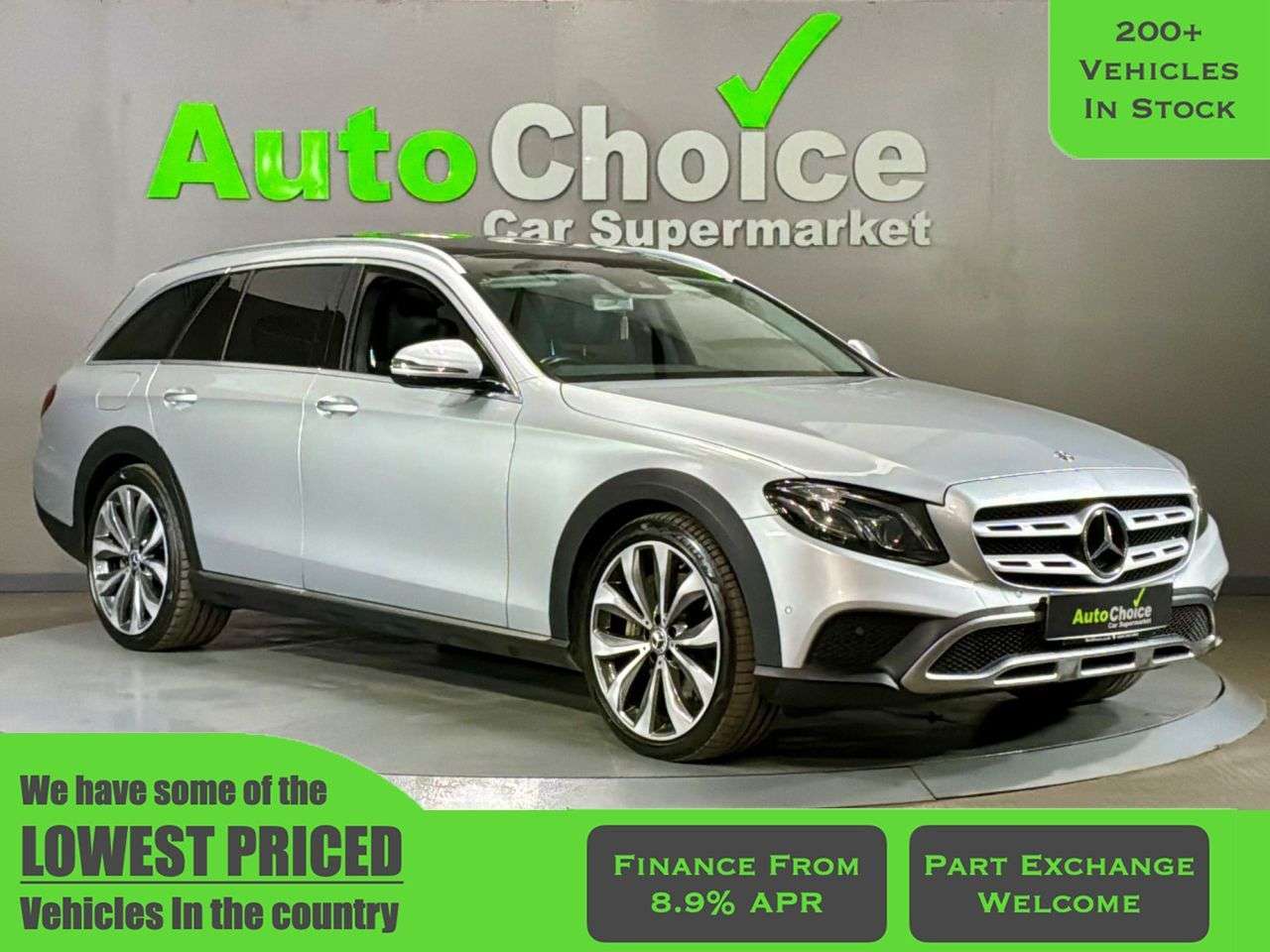 A 2018 MERCEDES-BENZ E-CLASS 3.0 E350d V6 All-Terrain Edition Estate 5dr Diesel G-Tronic+ 4MATIC Euro 6 A 2018 MERCEDES-BENZ E-CLASS 3.0 E350d V6 All-Terrain Edition Estate 5dr Diesel G-Tronic+ 4MATIC Euro 6