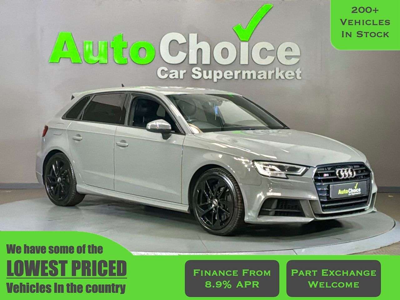 A 2019 AUDI S3 2.0 TFSI Black Edition Sportback 5dr Petrol S Tronic quattro Euro 6 (s/s) ( A 2019 AUDI S3 2.0 TFSI Black Edition Sportback 5dr Petrol S Tronic quattro Euro 6 (s/s) (