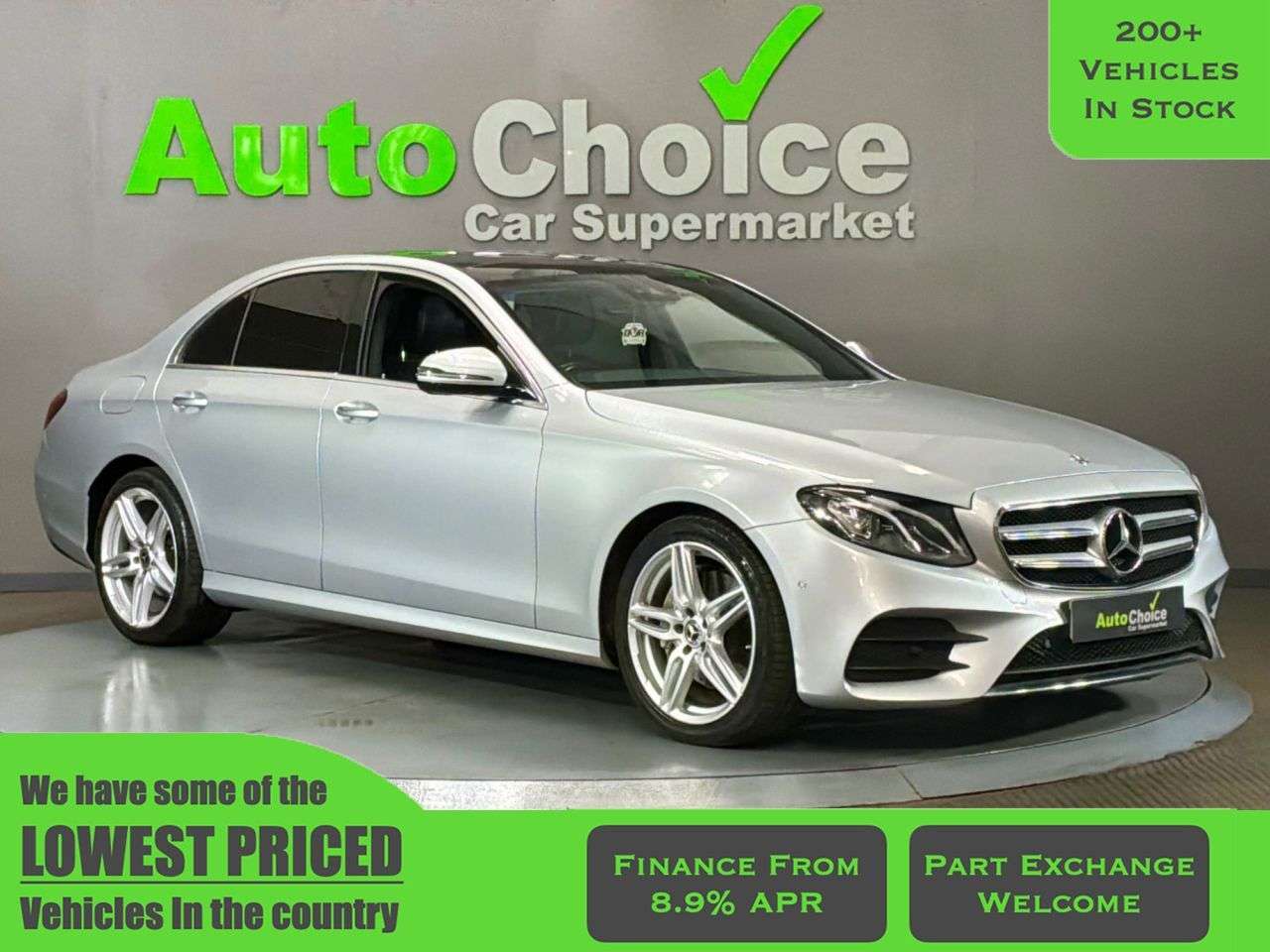 A 2017 MERCEDES-BENZ E-CLASS 2.0 E200d AMG Line (Premium) Saloon 4dr Diesel G-Tronic+ Euro 6 (s/s) (150 A 2017 MERCEDES-BENZ E-CLASS 2.0 E200d AMG Line (Premium) Saloon 4dr Diesel G-Tronic+ Euro 6 (s/s) (150