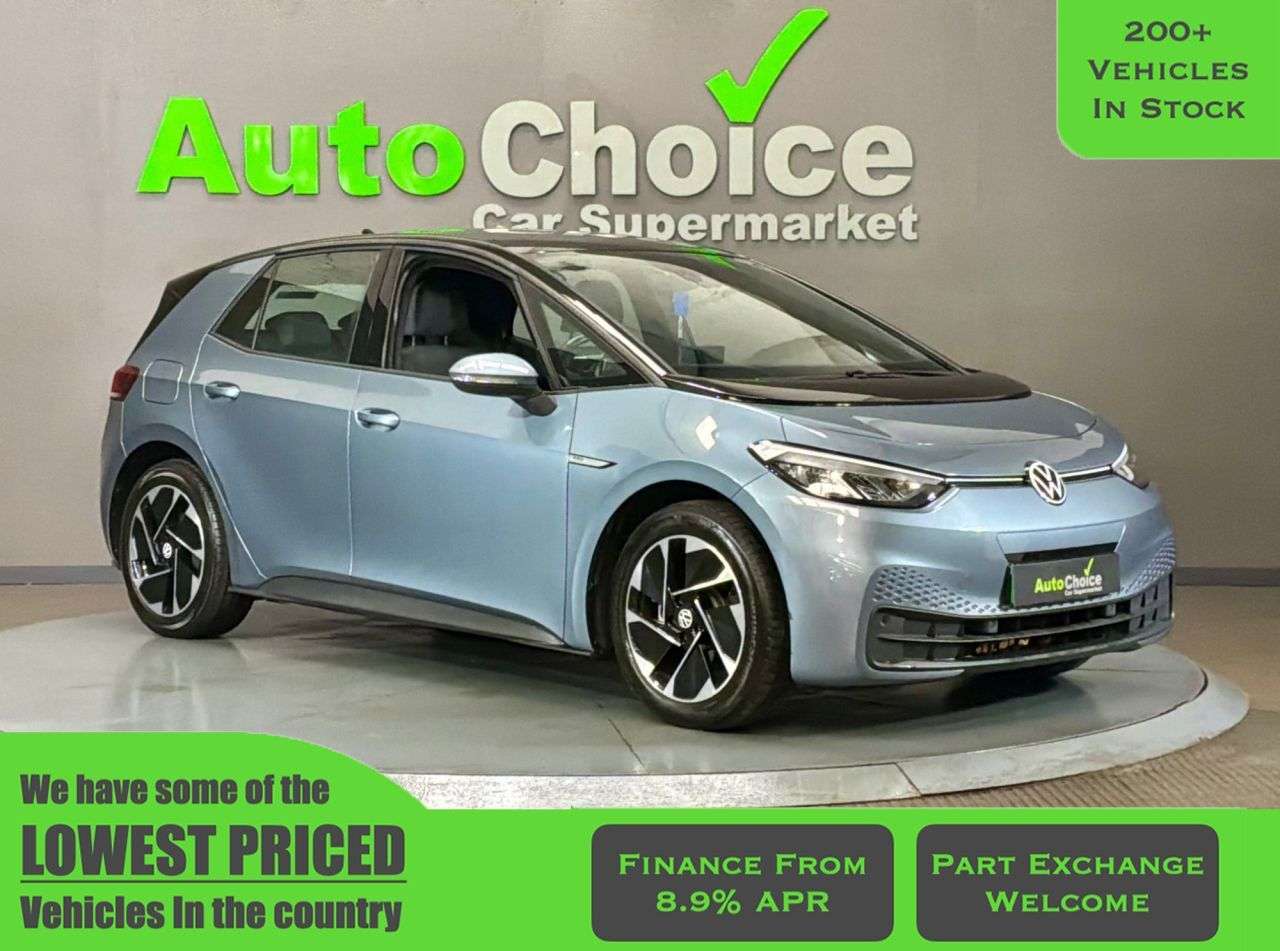 A 2023 VOLKSWAGEN ID.3 Pro Performance 58kWh Life Hatchback 5dr Electric Auto (204 ps) A 2023 VOLKSWAGEN ID.3 Pro Performance 58kWh Life Hatchback 5dr Electric Auto (204 ps)
