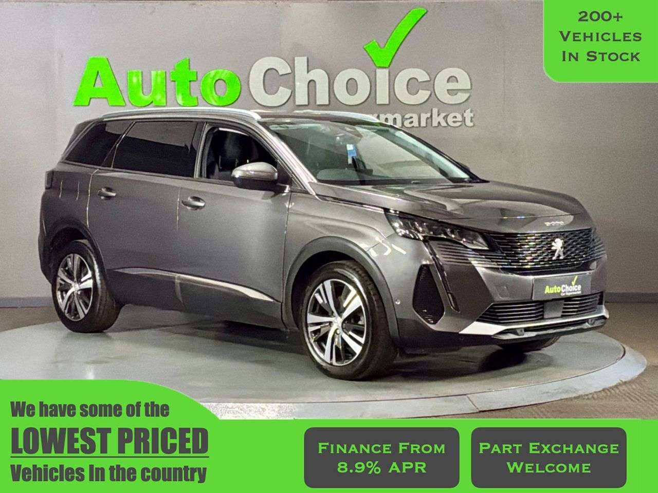 A 2021 PEUGEOT 5008 1.2 PureTech Allure Premium SUV 5dr Petrol Manual Euro 6 (s/s) (130 ps) *Am A 2021 PEUGEOT 5008 1.2 PureTech Allure Premium SUV 5dr Petrol Manual Euro 6 (s/s) (130 ps) *Am