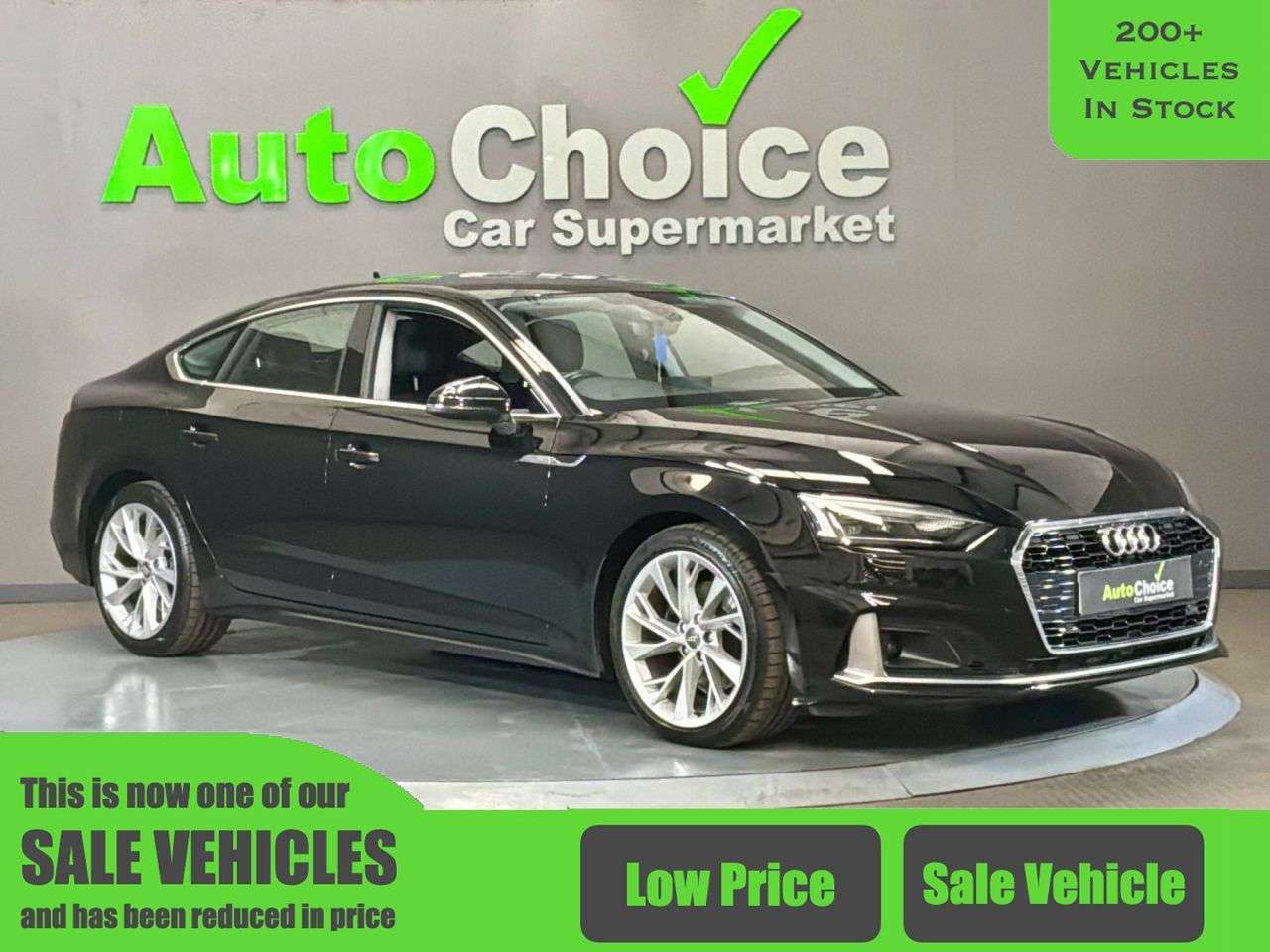 A 2020 AUDI A5 2.0 TDI 35 Sport Sportback 5dr Diesel S Tronic Euro 6 (s/s) (163 ps) in Bla A 2020 AUDI A5 2.0 TDI 35 Sport Sportback 5dr Diesel S Tronic Euro 6 (s/s) (163 ps) in Bla