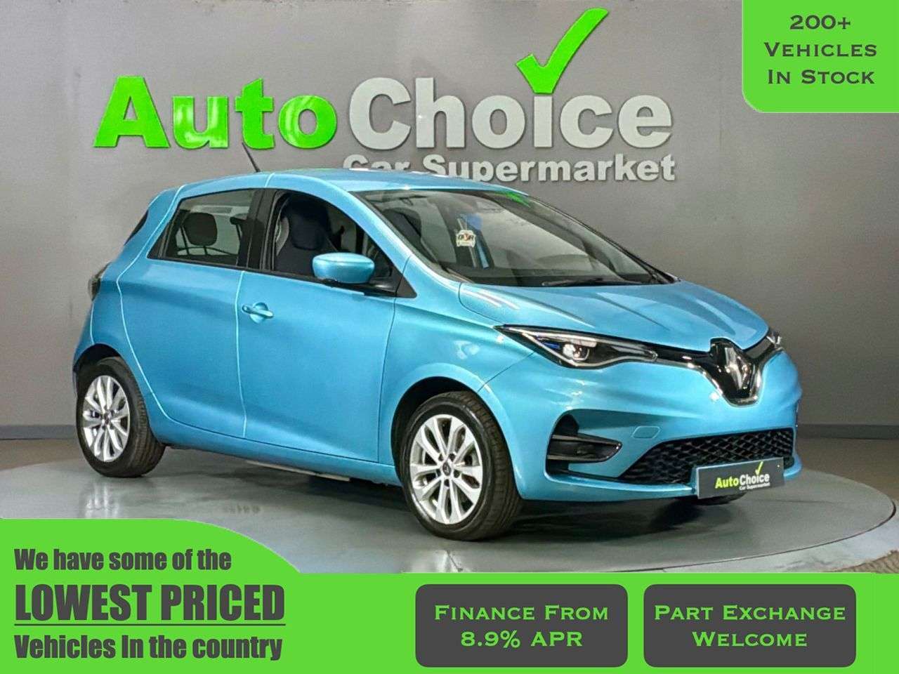 A 2021 RENAULT ZOE R135 EV50 52kWh Iconic Hatchback 5dr Electric Auto (Rapid Charge) (134 bhp) A 2021 RENAULT ZOE R135 EV50 52kWh Iconic Hatchback 5dr Electric Auto (Rapid Charge) (134 bhp)