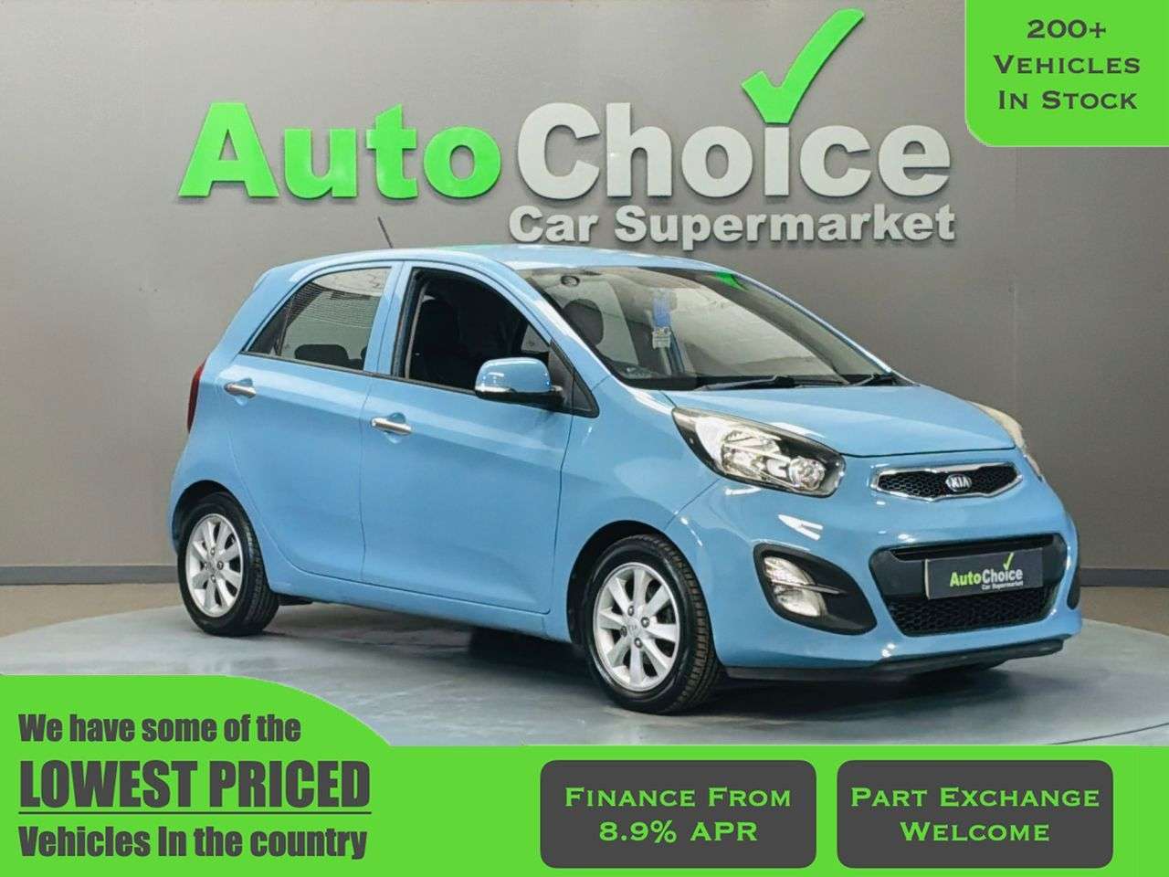 A 2013 KIA PICANTO 1.25 2 Hatchback 5dr Petrol Auto Euro 5 (84 bhp) *Amazing Finance Options A A 2013 KIA PICANTO 1.25 2 Hatchback 5dr Petrol Auto Euro 5 (84 bhp) *Amazing Finance Options A