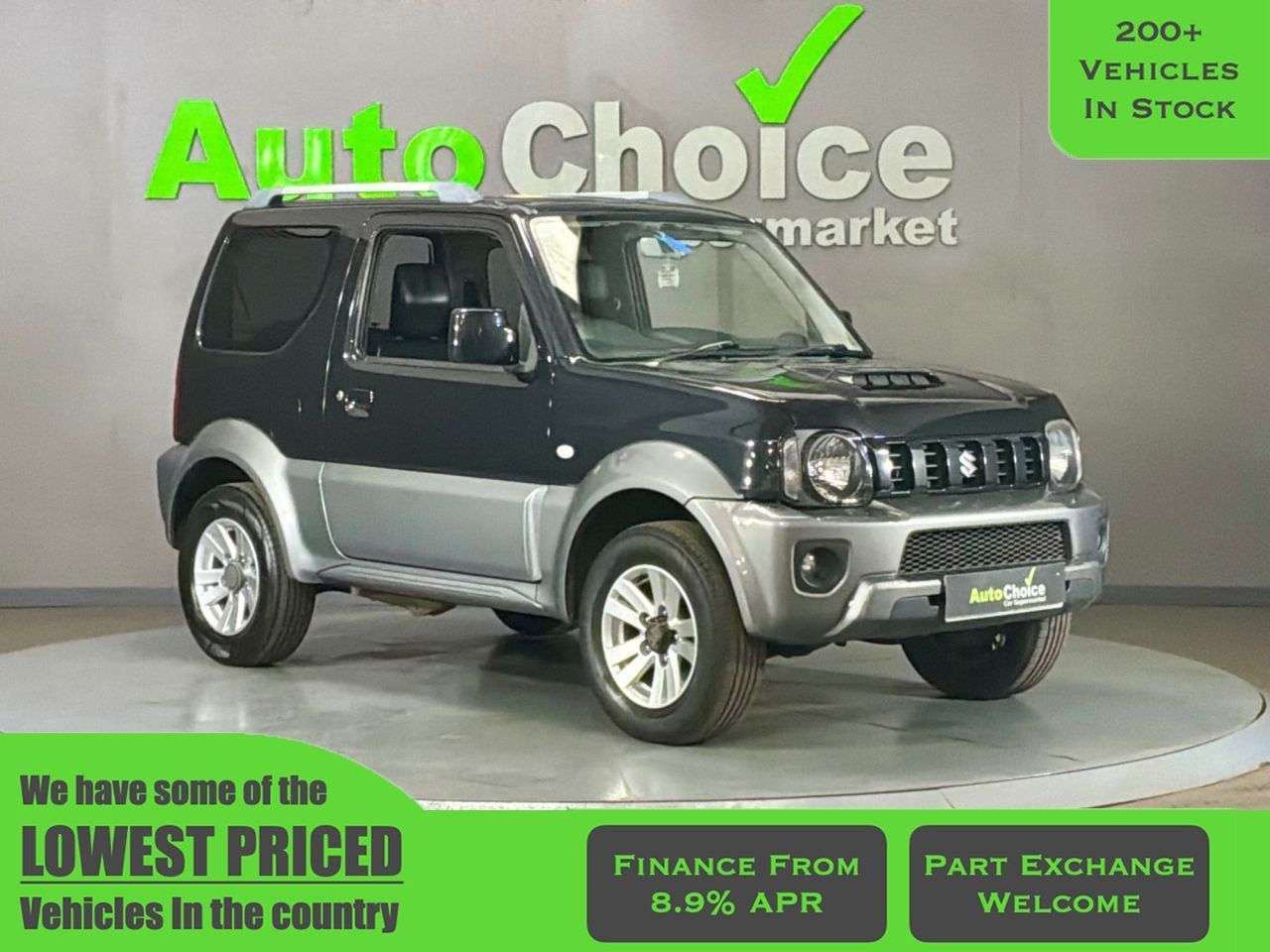 A 2013 SUZUKI JIMNY 1.3 VVT SZ4 SUV 3dr Petrol Manual 4WD Euro 5 (85 ps) *Amazing Finance Optio A 2013 SUZUKI JIMNY 1.3 VVT SZ4 SUV 3dr Petrol Manual 4WD Euro 5 (85 ps) *Amazing Finance Optio