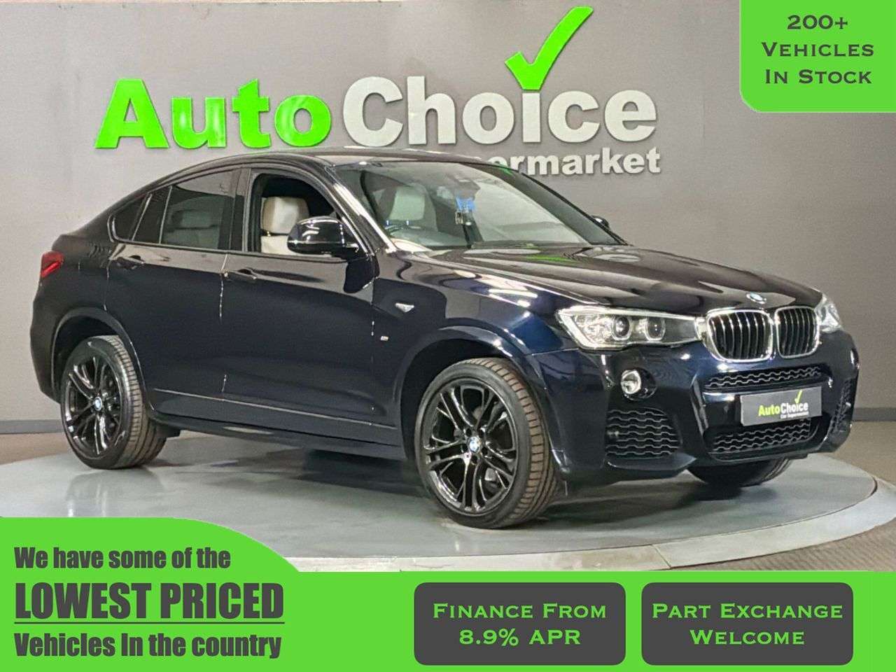 A 2017 BMW X4 2.0 20d M Sport SUV 5dr Diesel Auto xDrive Euro 6 (s/s) (190 ps) *FULL IVOR A 2017 BMW X4 2.0 20d M Sport SUV 5dr Diesel Auto xDrive Euro 6 (s/s) (190 ps) *FULL IVOR