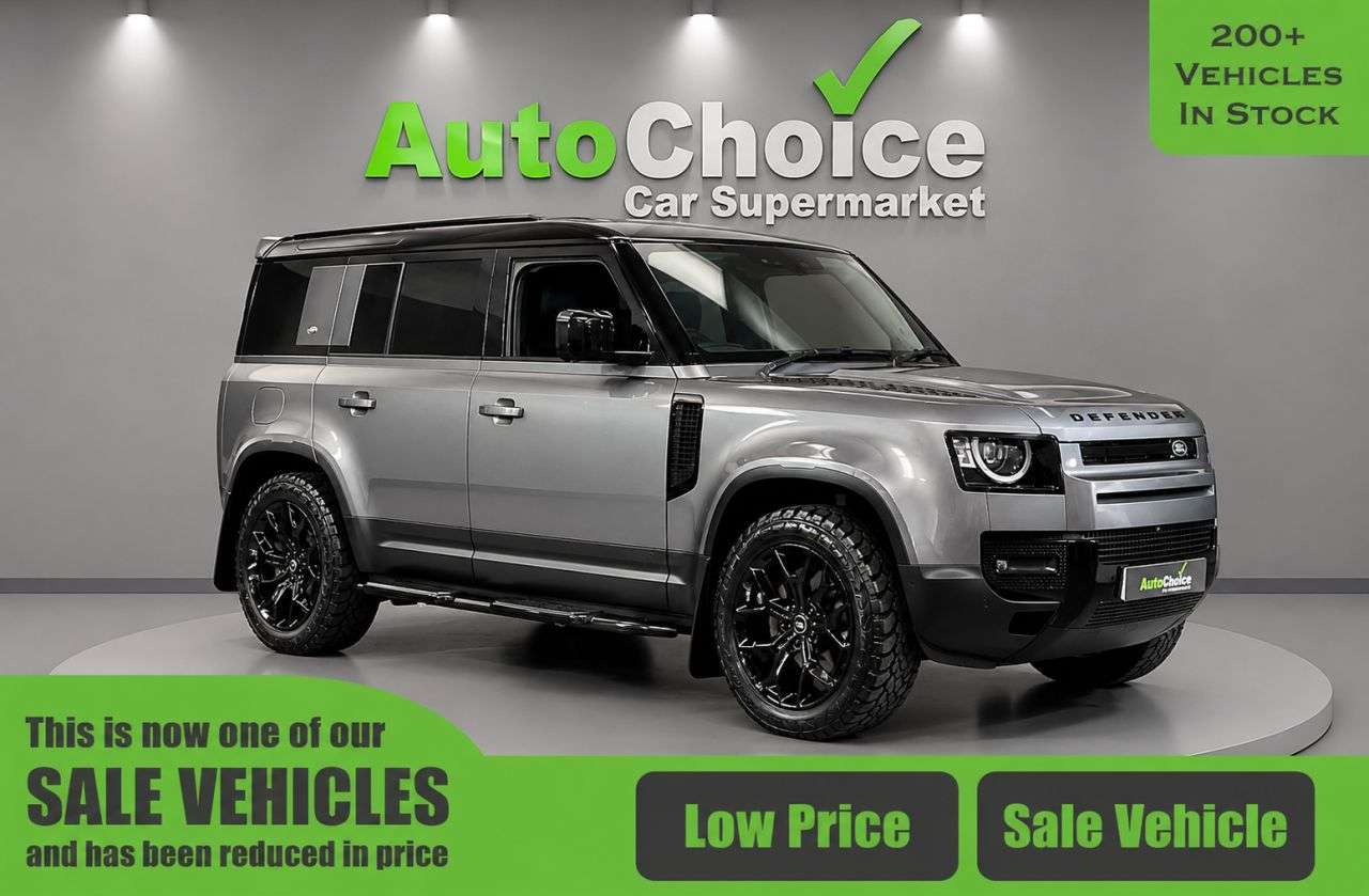 A 2020 LAND ROVER DEFENDER 2.0 SD4 BLACK EDITION SE SUV 5dr Diesel Auto 4WD Euro 6 (s/s) (240 ps) in B A 2020 LAND ROVER DEFENDER 2.0 SD4 BLACK EDITION SE SUV 5dr Diesel Auto 4WD Euro 6 (s/s) (240 ps) in B
