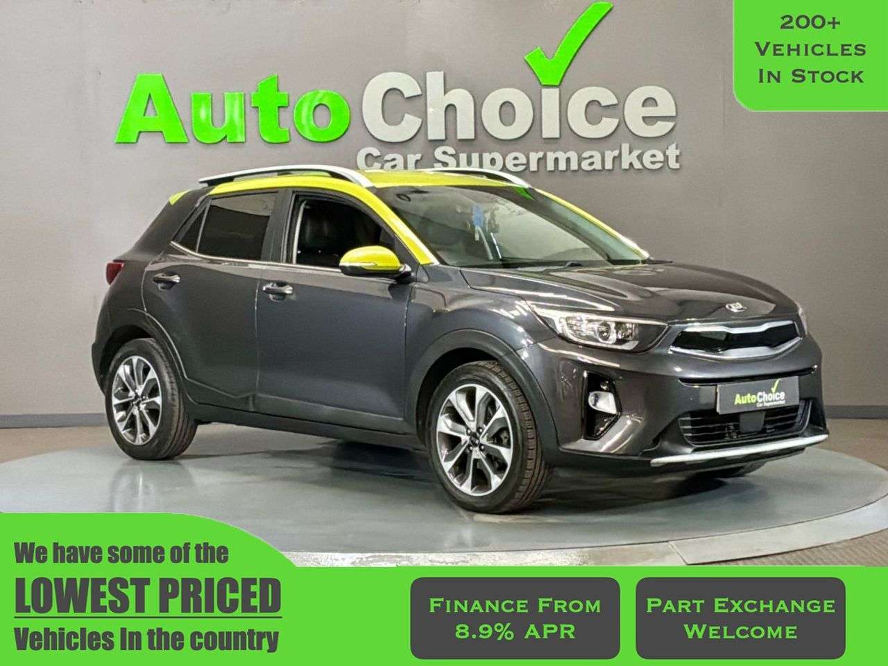 A 2019 KIA STONIC 1.0 T-GDi 4 SUV 5dr Petrol Manual Euro 6 (s/s) (118 bhp) *Amazing Finance O A 2019 KIA STONIC 1.0 T-GDi 4 SUV 5dr Petrol Manual Euro 6 (s/s) (118 bhp) *Amazing Finance O
