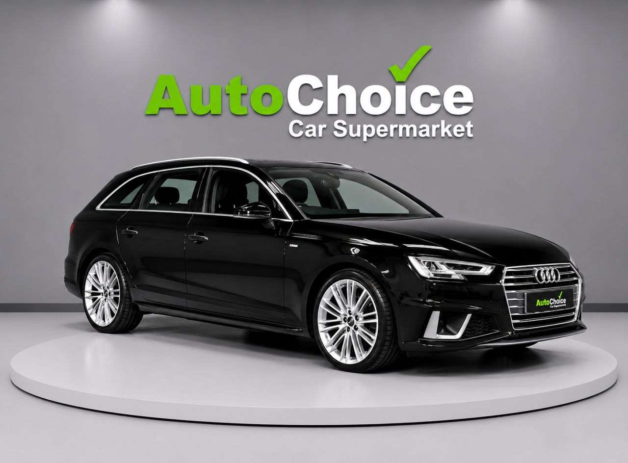 A 2019 AUDI A4 AVANT 2.0 TFSI 35 S line Estate 5dr Petrol Manual Euro 6 (s/s) (150 ps) in Blackb A 2019 AUDI A4 AVANT 2.0 TFSI 35 S line Estate 5dr Petrol Manual Euro 6 (s/s) (150 ps) in Blackb