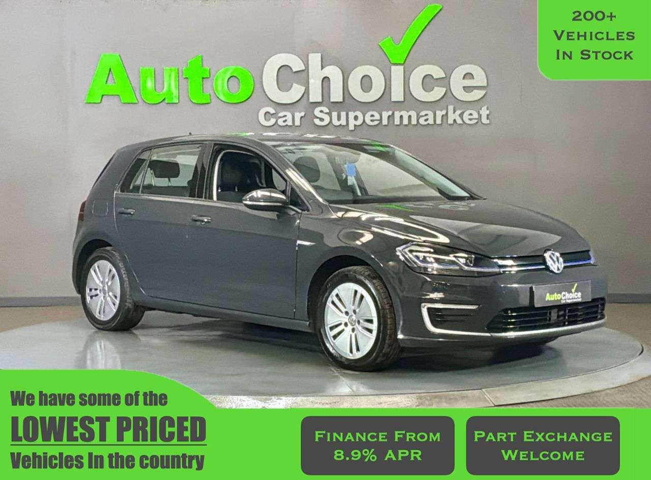 A 2019 VOLKSWAGEN E-GOLF 35.8kWh e-Golf Hatchback 5dr Electric Auto (136 ps) *Amazing Finance Option A 2019 VOLKSWAGEN E-GOLF 35.8kWh e-Golf Hatchback 5dr Electric Auto (136 ps) *Amazing Finance Option