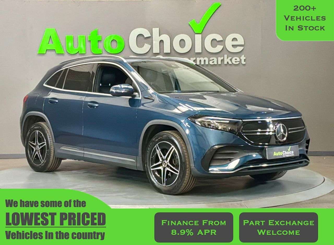 A 2022 MERCEDES-BENZ EQA EQA 250 66.5kWh AMG Line SUV 5dr Electric Auto (190 ps) *Amazing Finance Op A 2022 MERCEDES-BENZ EQA EQA 250 66.5kWh AMG Line SUV 5dr Electric Auto (190 ps) *Amazing Finance Op