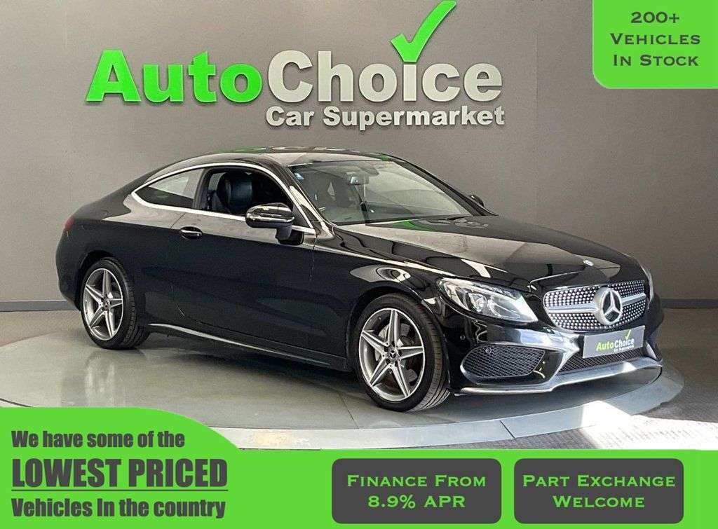 A 2017 MERCEDES-BENZ C-CLASS 2.1 C220d AMG Line Coupe 2dr Diesel G-Tronic+ Euro 6 (s/s) (170 ps) *Amazin A 2017 MERCEDES-BENZ C-CLASS 2.1 C220d AMG Line Coupe 2dr Diesel G-Tronic+ Euro 6 (s/s) (170 ps) *Amazin