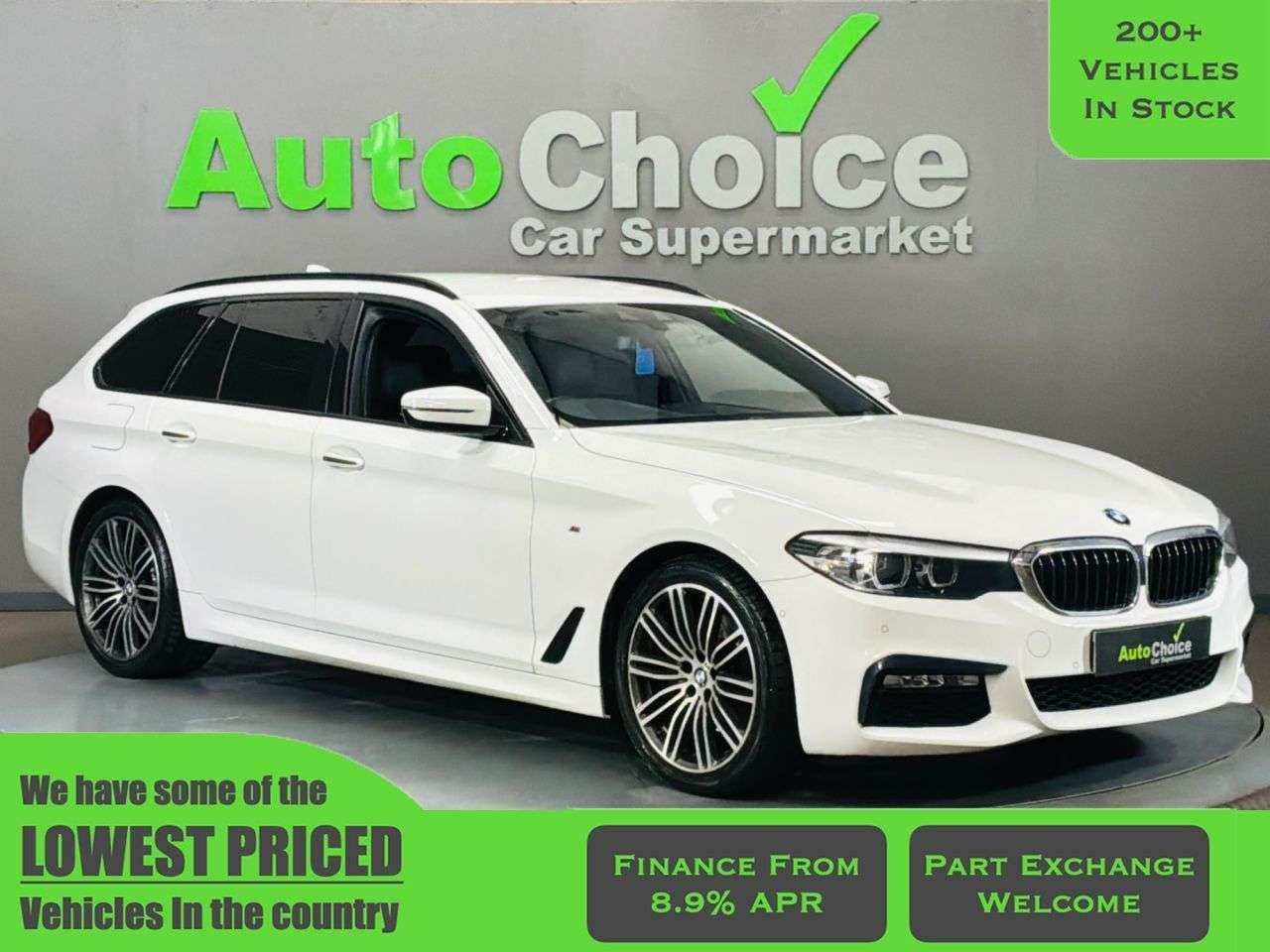 A 2018 BMW 5 SERIES 2.0 520d M Sport Touring 5dr Diesel Auto Euro 6 (s/s) (190 ps) *Amazing Fin A 2018 BMW 5 SERIES 2.0 520d M Sport Touring 5dr Diesel Auto Euro 6 (s/s) (190 ps) *Amazing Fin