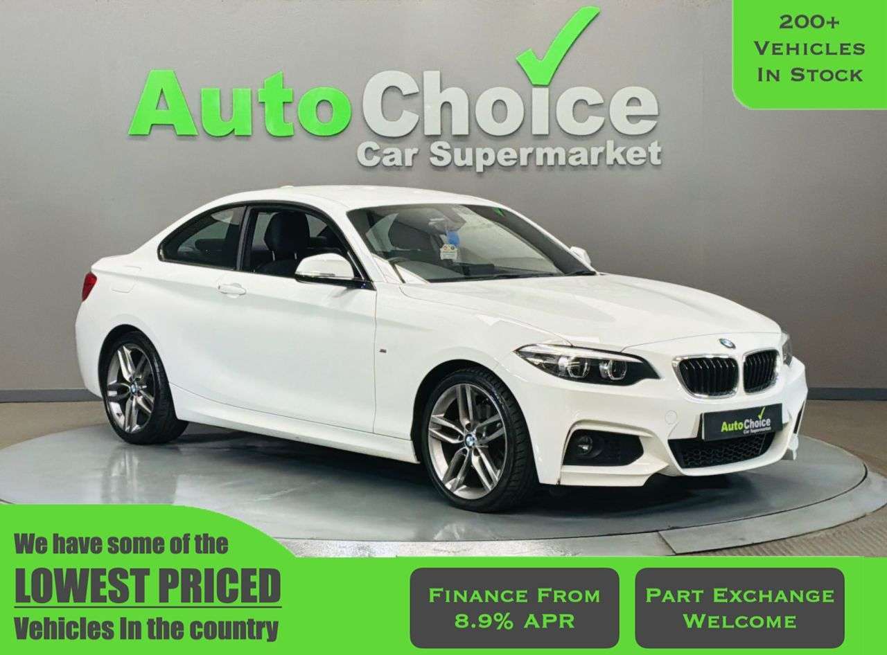 A 2018 BMW 2 SERIES 2.0 220i M Sport Coupe 2dr Petrol Auto Euro 6 (s/s) (184 ps) *Amazing Finan A 2018 BMW 2 SERIES 2.0 220i M Sport Coupe 2dr Petrol Auto Euro 6 (s/s) (184 ps) *Amazing Finan