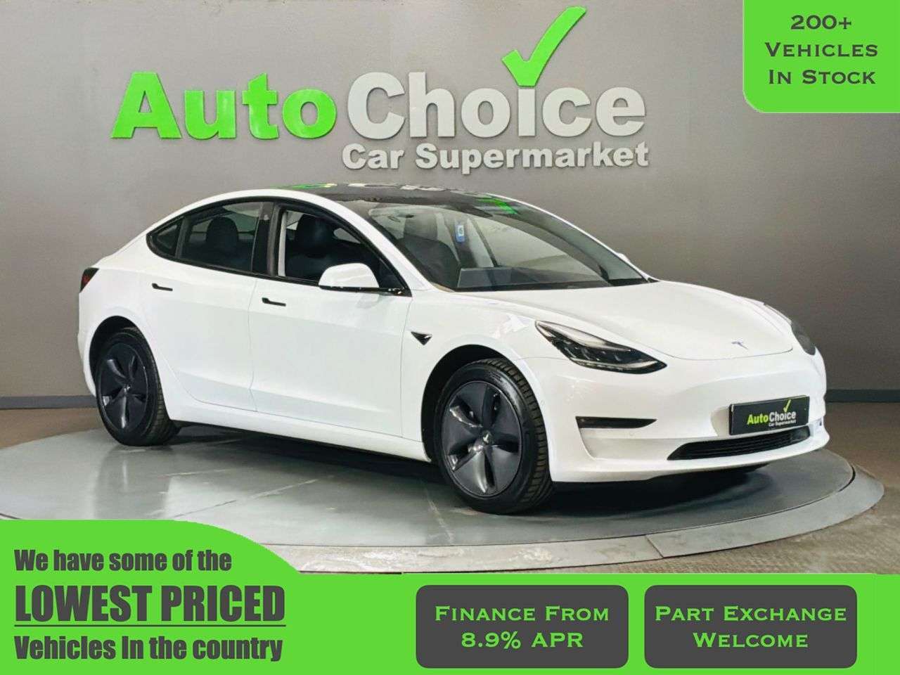 A 2019 TESLA MODEL 3 Standard Range Plus Saloon 4dr Electric Auto RWD (241 bhp) *Amazing Finance A 2019 TESLA MODEL 3 Standard Range Plus Saloon 4dr Electric Auto RWD (241 bhp) *Amazing Finance