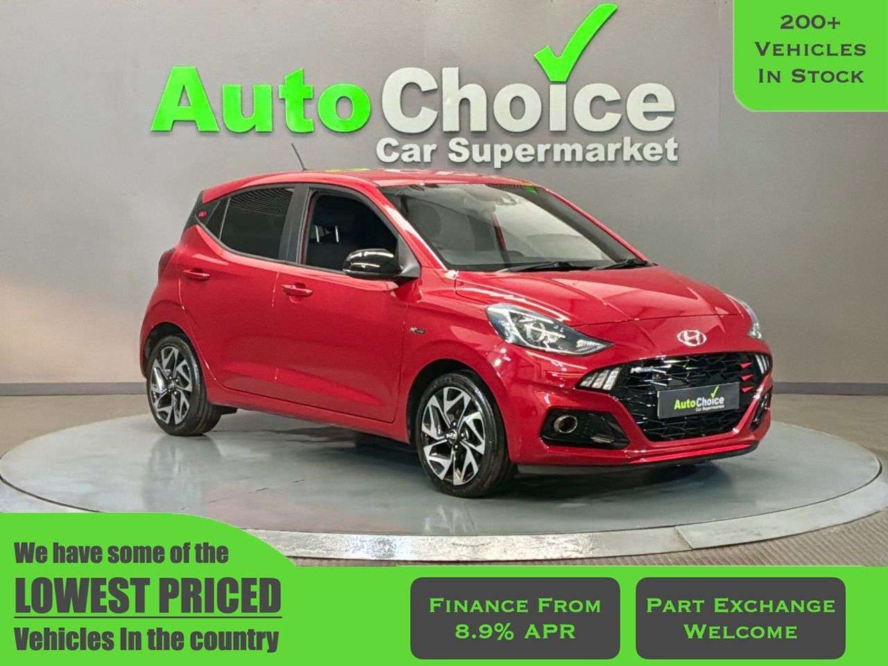 A 2022 HYUNDAI I10 1.0 T-GDi N Line Hatchback 5dr Petrol Manual Euro 6 (s/s) (100 ps) *Amazing A 2022 HYUNDAI I10 1.0 T-GDi N Line Hatchback 5dr Petrol Manual Euro 6 (s/s) (100 ps) *Amazing