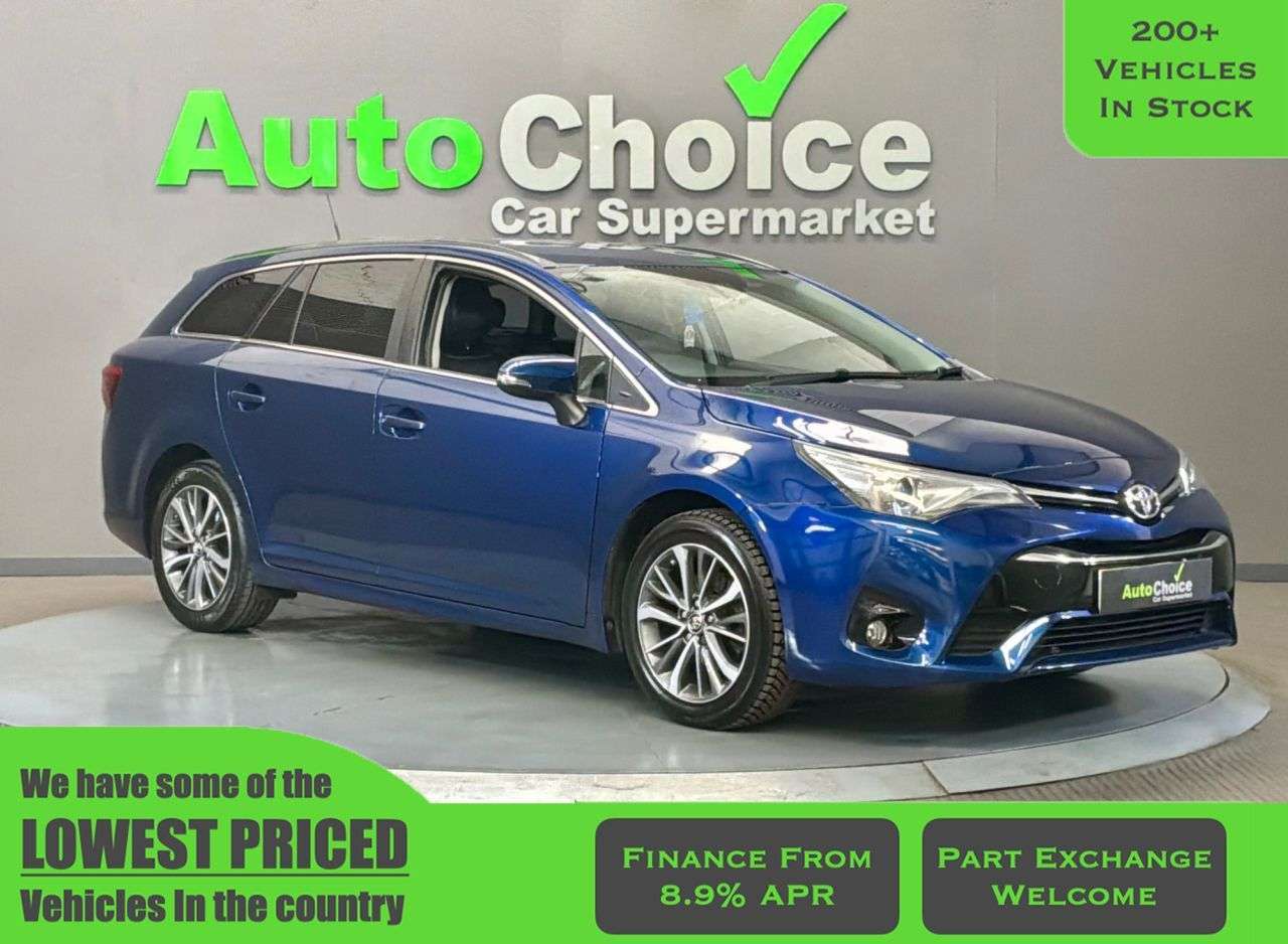 A 2016 TOYOTA AVENSIS 1.8 V-Matic Business Edition Plus Touring Sports 5dr Petrol CVT Euro 6 (147 A 2016 TOYOTA AVENSIS 1.8 V-Matic Business Edition Plus Touring Sports 5dr Petrol CVT Euro 6 (147