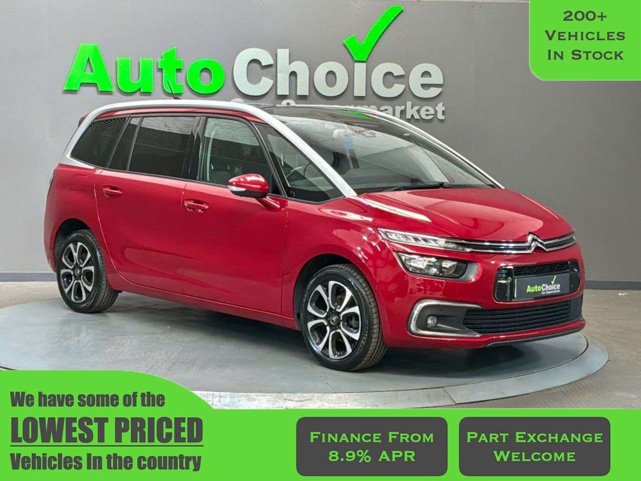 A 2019 CITROEN GRAND C4 SPACETOURER 1.2 PureTech GPF Flair MPV 5dr Petrol Manual Euro 6 (s/s) (130 ps) in Black A 2019 CITROEN GRAND C4 SPACETOURER 1.2 PureTech GPF Flair MPV 5dr Petrol Manual Euro 6 (s/s) (130 ps) in Black