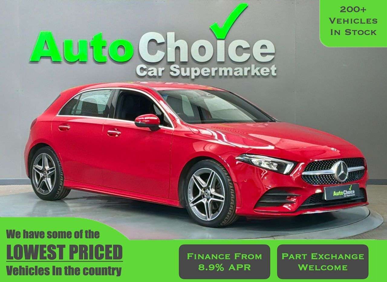 A 2019 MERCEDES-BENZ A-CLASS 1.3 A180 AMG Line (Premium) Hatchback 5dr Petrol 7G-DCT Euro 6 (s/s) (136 p A 2019 MERCEDES-BENZ A-CLASS 1.3 A180 AMG Line (Premium) Hatchback 5dr Petrol 7G-DCT Euro 6 (s/s) (136 p