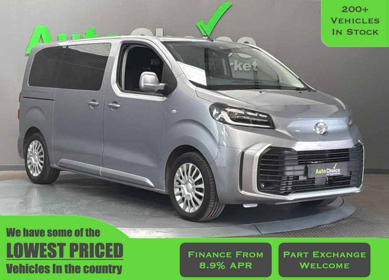A 2024 TOYOTA PROACE VERSO 75kWh Icon Medium MPV 5dr Electric Auto MWB (136 ps) in Blackburn *VAT QUAL A 2024 TOYOTA PROACE VERSO 75kWh Icon Medium MPV 5dr Electric Auto MWB (136 ps) in Blackburn *VAT QUAL