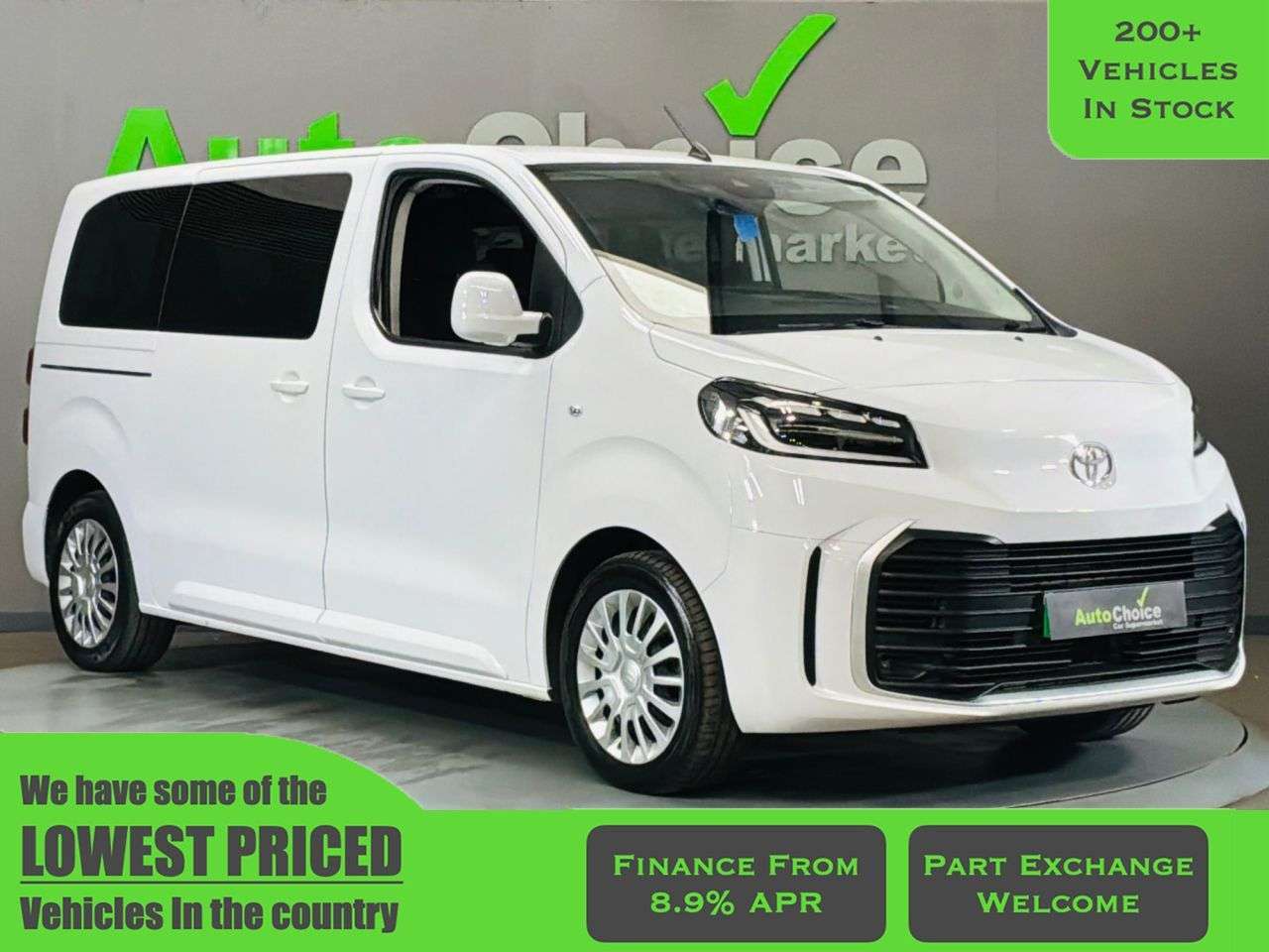 A 2024 TOYOTA PROACE VERSO 75kWh Icon Medium MPV 5dr Electric Auto MWB (136 ps) in Blackburn *VAT QUAL A 2024 TOYOTA PROACE VERSO 75kWh Icon Medium MPV 5dr Electric Auto MWB (136 ps) in Blackburn *VAT QUAL