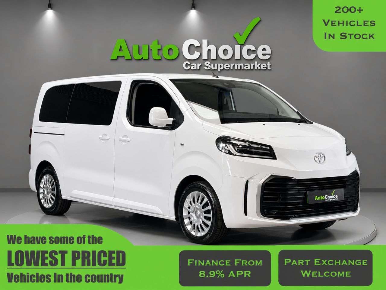 A 2024 TOYOTA PROACE VERSO 75kWh Icon Medium MPV 5dr Electric Auto MWB (136 ps) in Blackburn *8 SEAT, A 2024 TOYOTA PROACE VERSO 75kWh Icon Medium MPV 5dr Electric Auto MWB (136 ps) in Blackburn *8 SEAT,