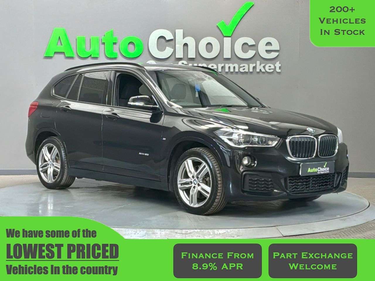 A 2017 BMW X1 2.0 20d M Sport SUV 5dr Diesel Auto xDrive Euro 6 (s/s) (190 ps) in Blackbu A 2017 BMW X1 2.0 20d M Sport SUV 5dr Diesel Auto xDrive Euro 6 (s/s) (190 ps) in Blackbu