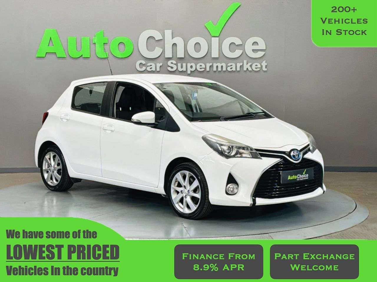 A 2015 TOYOTA YARIS 1.5 VVT-h Excel Hatchback 5dr Petrol Hybrid E-CVT Euro 6 (15in Alloy) (101 A 2015 TOYOTA YARIS 1.5 VVT-h Excel Hatchback 5dr Petrol Hybrid E-CVT Euro 6 (15in Alloy) (101