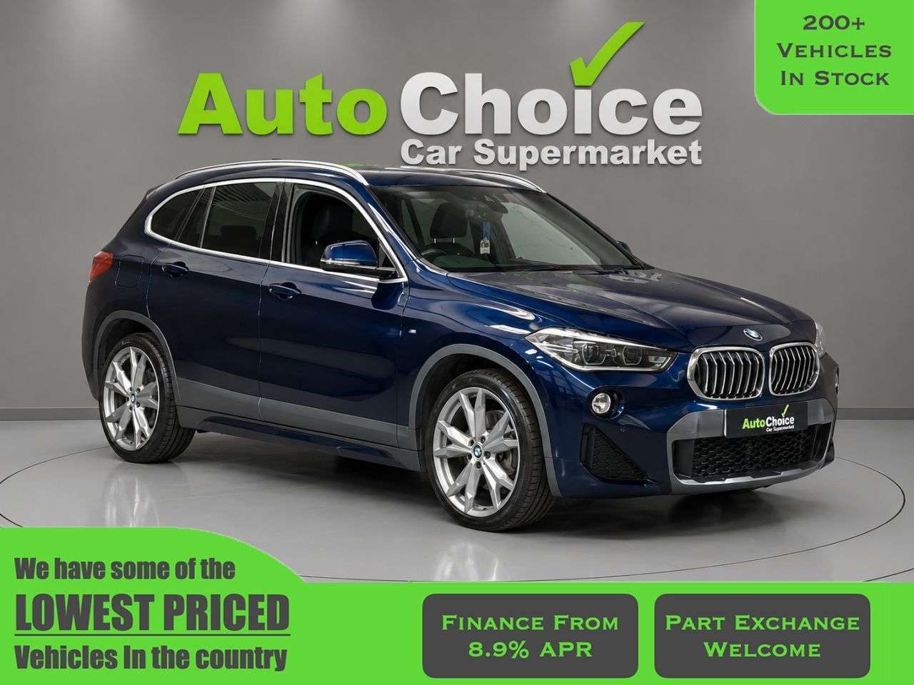 A 2018 BMW X2 2.0 20i M Sport X SUV 5dr Petrol DCT sDrive Euro 6 (s/s) (192 ps) in Blackb A 2018 BMW X2 2.0 20i M Sport X SUV 5dr Petrol DCT sDrive Euro 6 (s/s) (192 ps) in Blackb