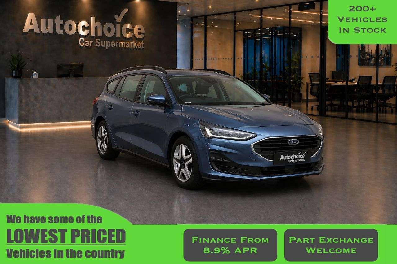 A 2022 FORD FOCUS 1.0T EcoBoost Trend Estate 5dr Petrol Manual Euro 6 (s/s) (125 ps) in Black A 2022 FORD FOCUS 1.0T EcoBoost Trend Estate 5dr Petrol Manual Euro 6 (s/s) (125 ps) in Black