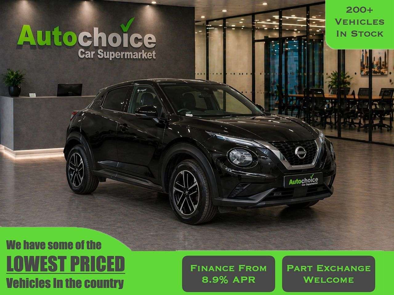 A 2024 NISSAN JUKE 1.0 DIG-T N-Connecta SUV 5dr Petrol DCT Auto Euro 6 (s/s) (114 ps) in Black A 2024 NISSAN JUKE 1.0 DIG-T N-Connecta SUV 5dr Petrol DCT Auto Euro 6 (s/s) (114 ps) in Black