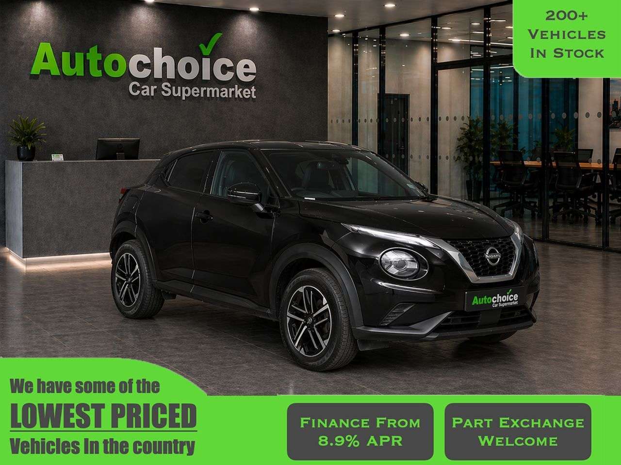 A 2025 NISSAN JUKE 1.0 DIG-T N-Connecta SUV 5dr Petrol DCT Auto Euro 6 (s/s) (114 ps) in Black A 2025 NISSAN JUKE 1.0 DIG-T N-Connecta SUV 5dr Petrol DCT Auto Euro 6 (s/s) (114 ps) in Black