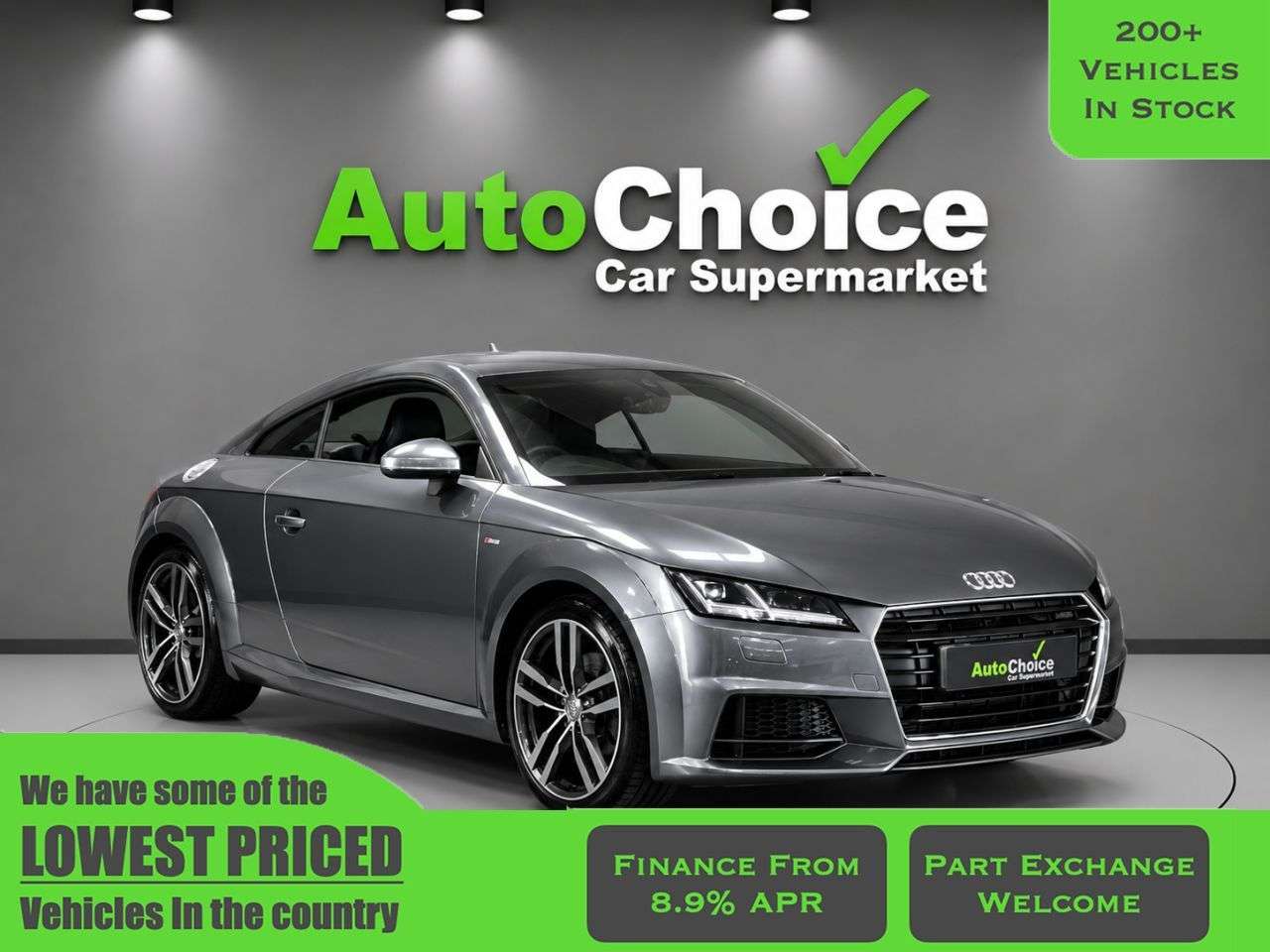 A 2016 AUDI TT 2.0 TFSI S line Coupe 3dr Petrol S Tronic Euro 6 (s/s) (230 ps) in Blackbur A 2016 AUDI TT 2.0 TFSI S line Coupe 3dr Petrol S Tronic Euro 6 (s/s) (230 ps) in Blackbur