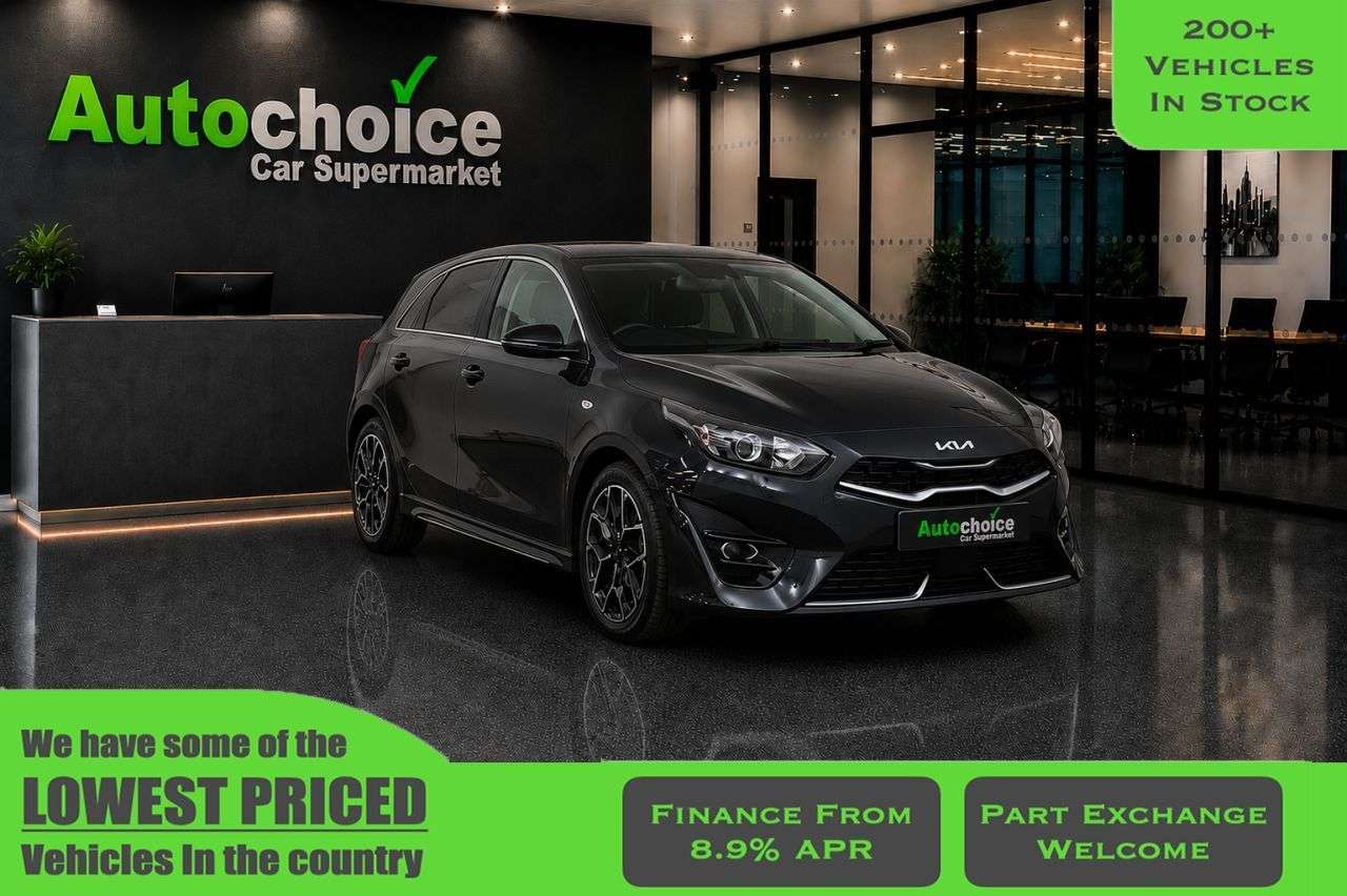 A 2022 KIA CEED 1.5 T-GDi GT-Line Hatchback 5dr Petrol Manual Euro 6 (s/s) (158 bhp) in Bla A 2022 KIA CEED 1.5 T-GDi GT-Line Hatchback 5dr Petrol Manual Euro 6 (s/s) (158 bhp) in Bla