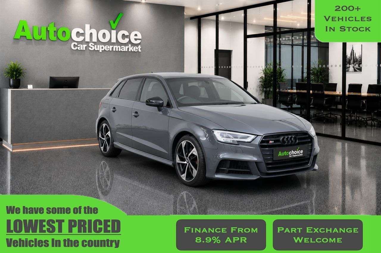 A 2020 AUDI S3 2.0 TFSI Black Edition Sportback 5dr Petrol S Tronic quattro Euro 6 (s/s) ( A 2020 AUDI S3 2.0 TFSI Black Edition Sportback 5dr Petrol S Tronic quattro Euro 6 (s/s) (
