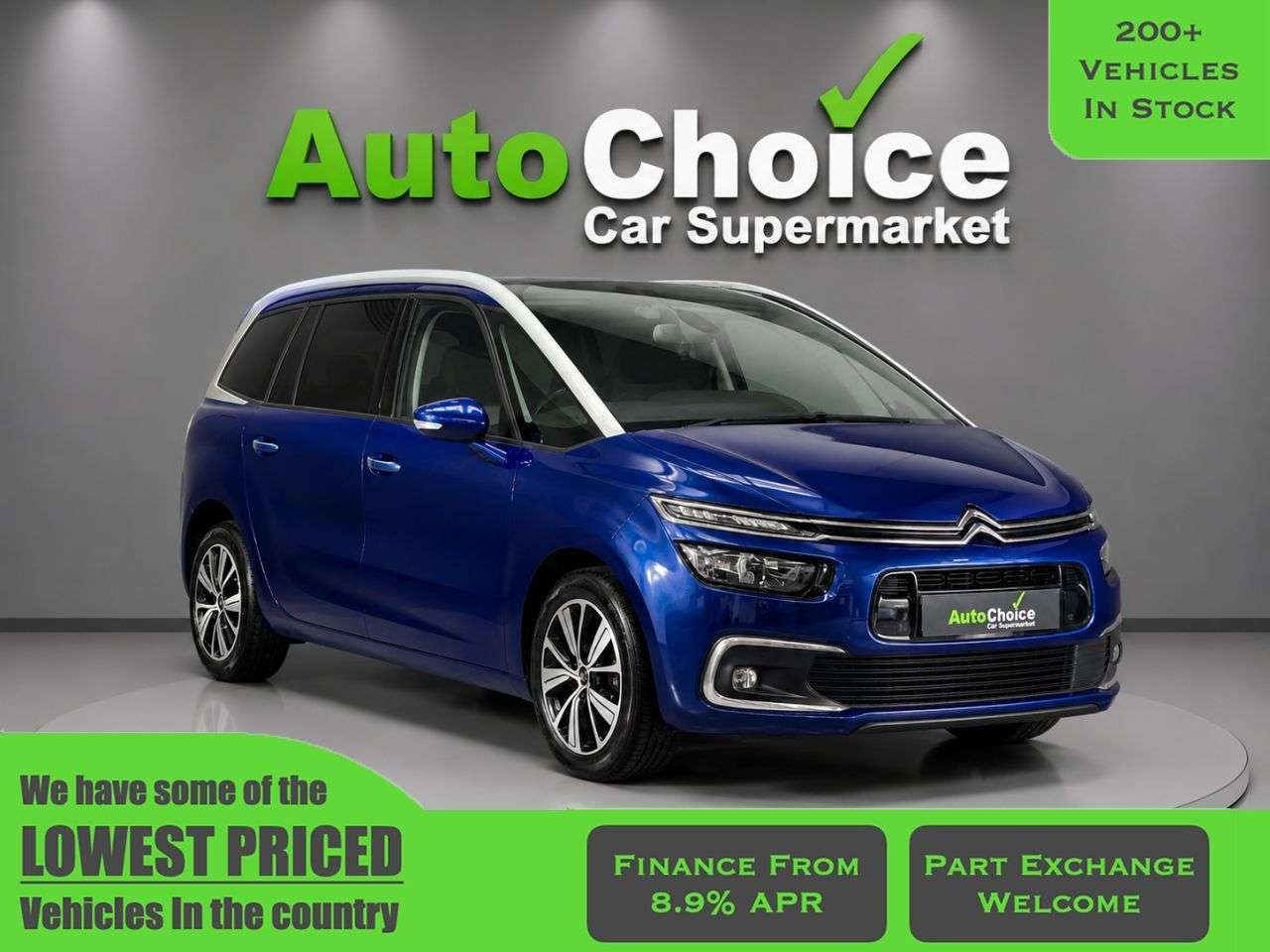 A 2018 CITROEN GRAND C4 PICASSO 1.6 BlueHDi Flair MPV 5dr Diesel Manual Euro 6 (s/s) (120 ps) in Blackburn A 2018 CITROEN GRAND C4 PICASSO 1.6 BlueHDi Flair MPV 5dr Diesel Manual Euro 6 (s/s) (120 ps) in Blackburn