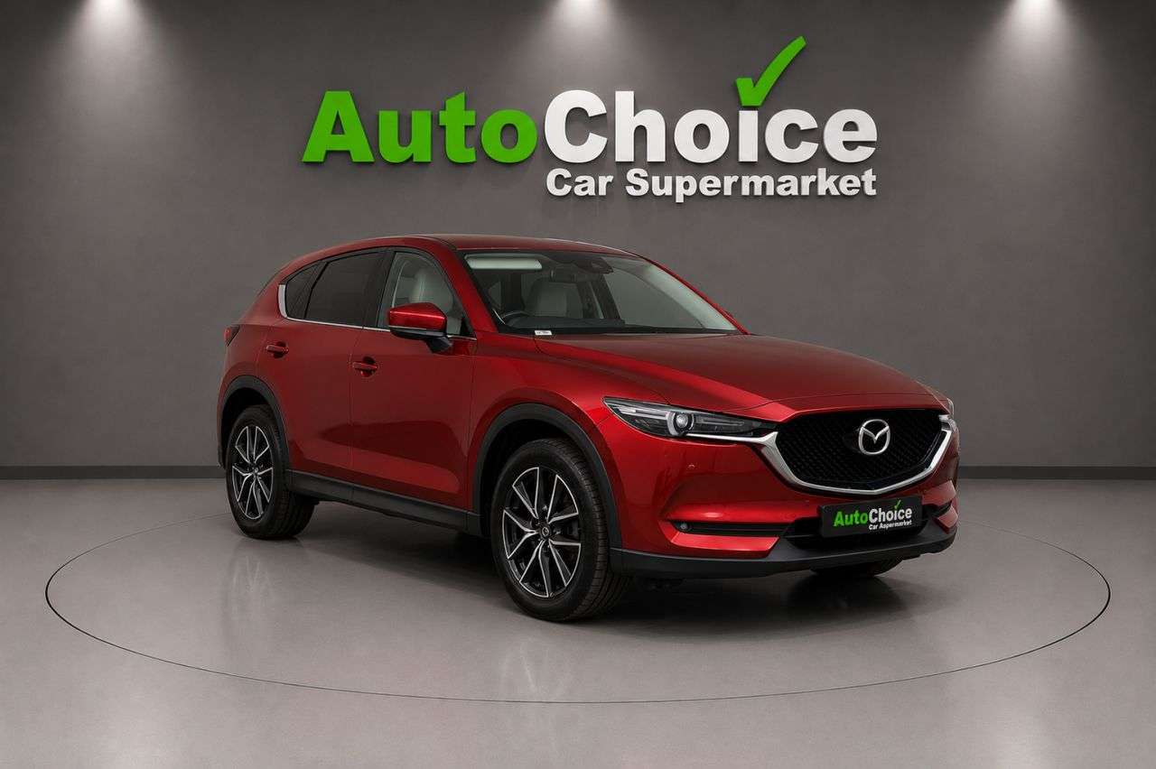 A 2018 MAZDA CX-5 2.2 SKYACTIV-D Sport Nav SUV 5dr Diesel Manual Euro 6 (s/s) (150 ps) in Bla A 2018 MAZDA CX-5 2.2 SKYACTIV-D Sport Nav SUV 5dr Diesel Manual Euro 6 (s/s) (150 ps) in Bla