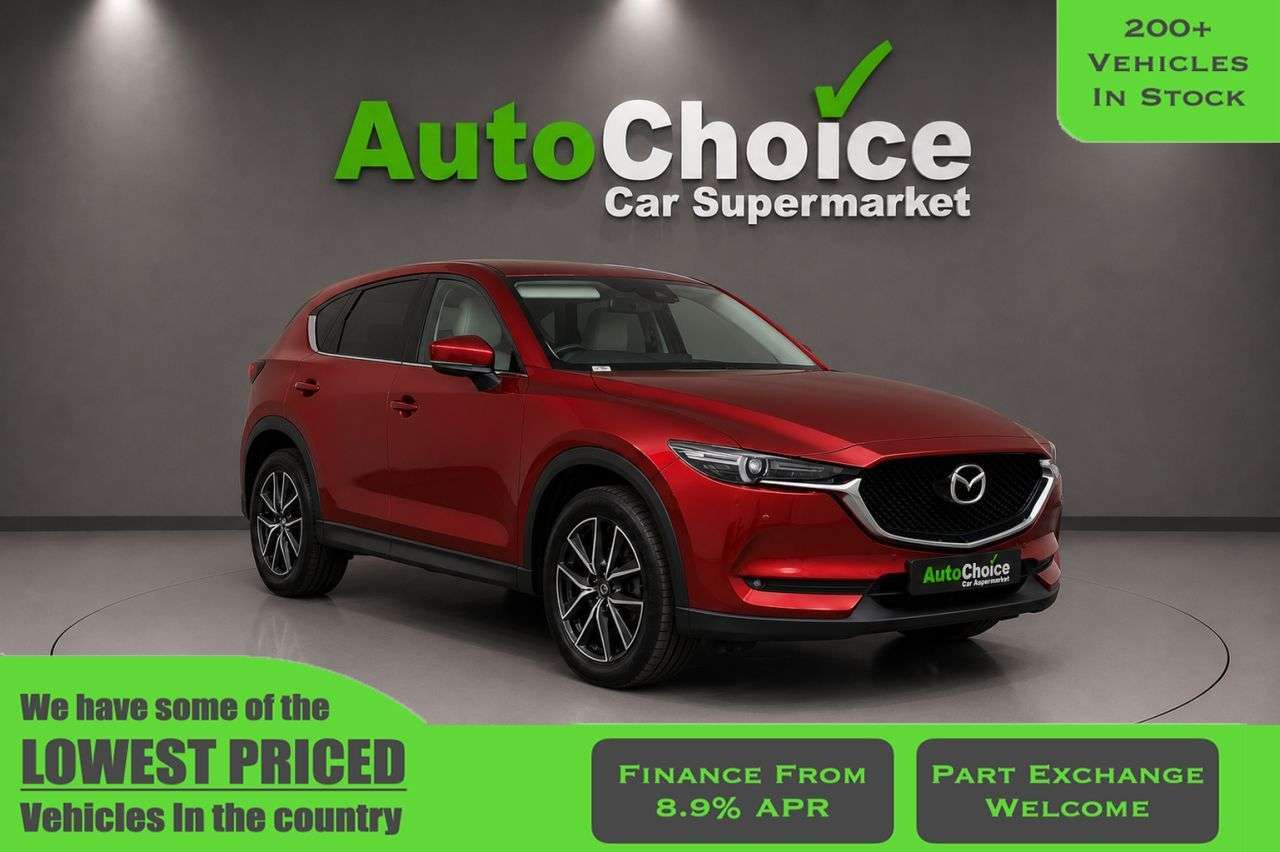 A 2018 MAZDA CX-5 2.2 SKYACTIV-D Sport Nav SUV 5dr Diesel Manual Euro 6 (s/s) (150 ps) in Bla A 2018 MAZDA CX-5 2.2 SKYACTIV-D Sport Nav SUV 5dr Diesel Manual Euro 6 (s/s) (150 ps) in Bla