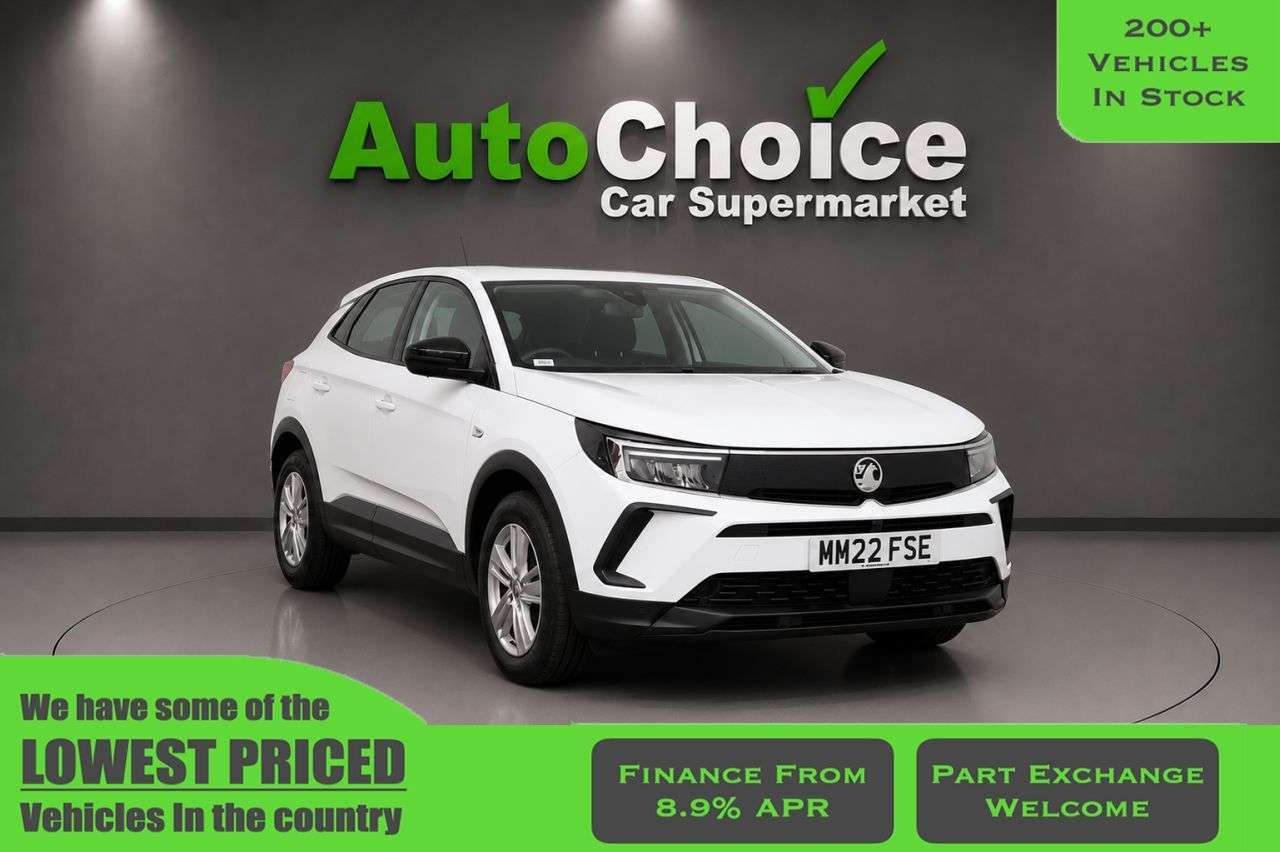 A 2022 VAUXHALL GRANDLAND 1.2 Turbo Design SUV 5dr Petrol Auto Euro 6 (s/s) (130 ps) in Blackburn SUV A 2022 VAUXHALL GRANDLAND 1.2 Turbo Design SUV 5dr Petrol Auto Euro 6 (s/s) (130 ps) in Blackburn SUV
